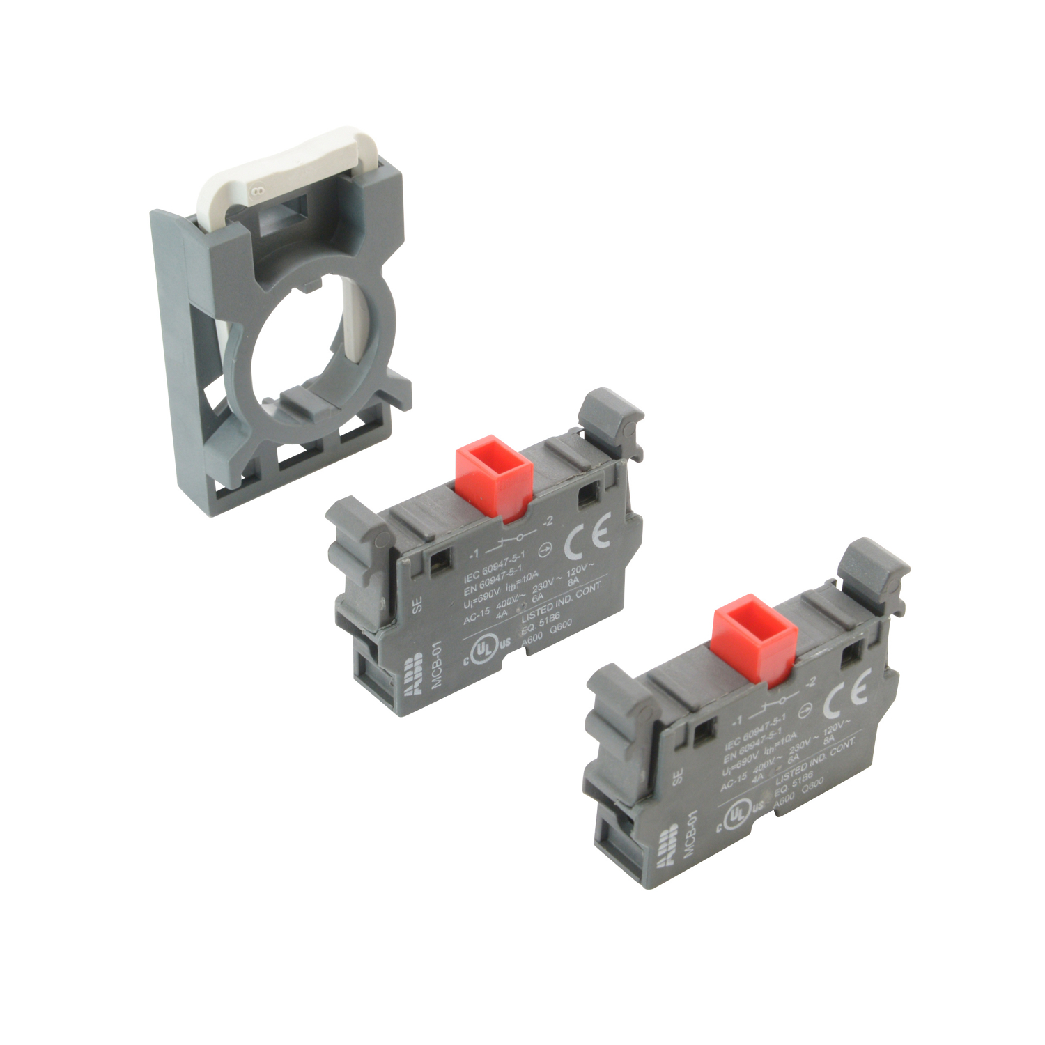 Product image for CONTACT BLOCK HOLDER WITH 2NC CONTA