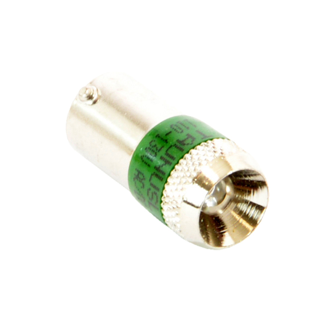 Product image for LED BULB,GREEN,120VAC/DC