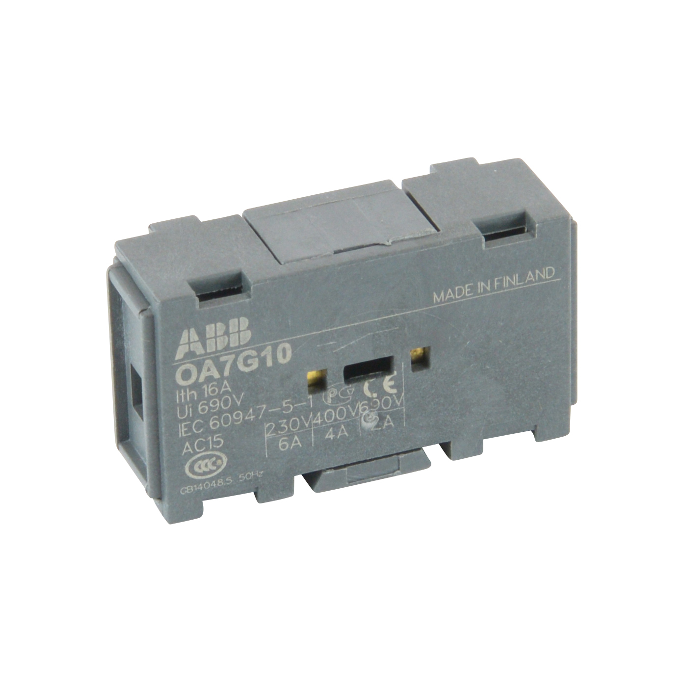 Product image for AUXILIARY CONTACT BLOCK 1NO