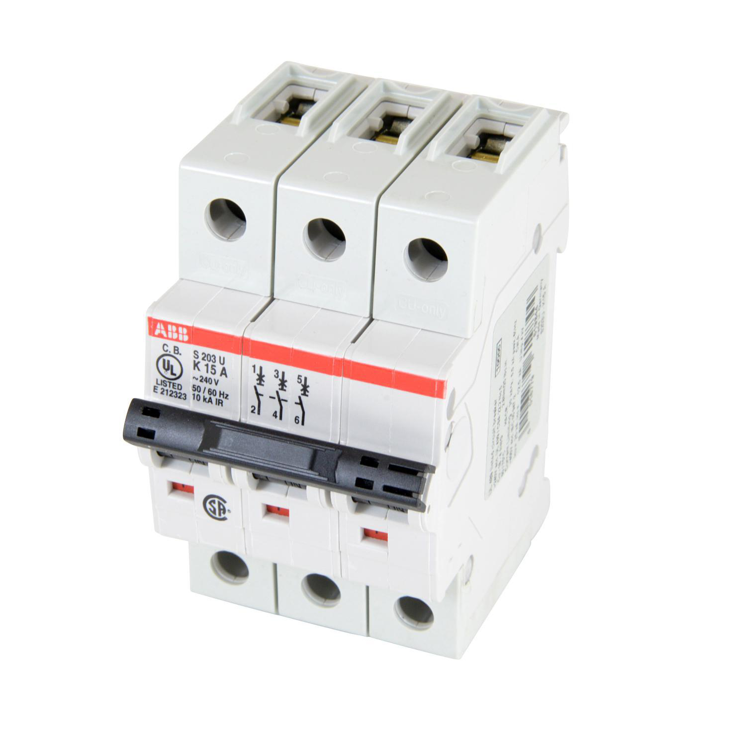 Product image for MCB 3P K 0.5A 240 BCPD