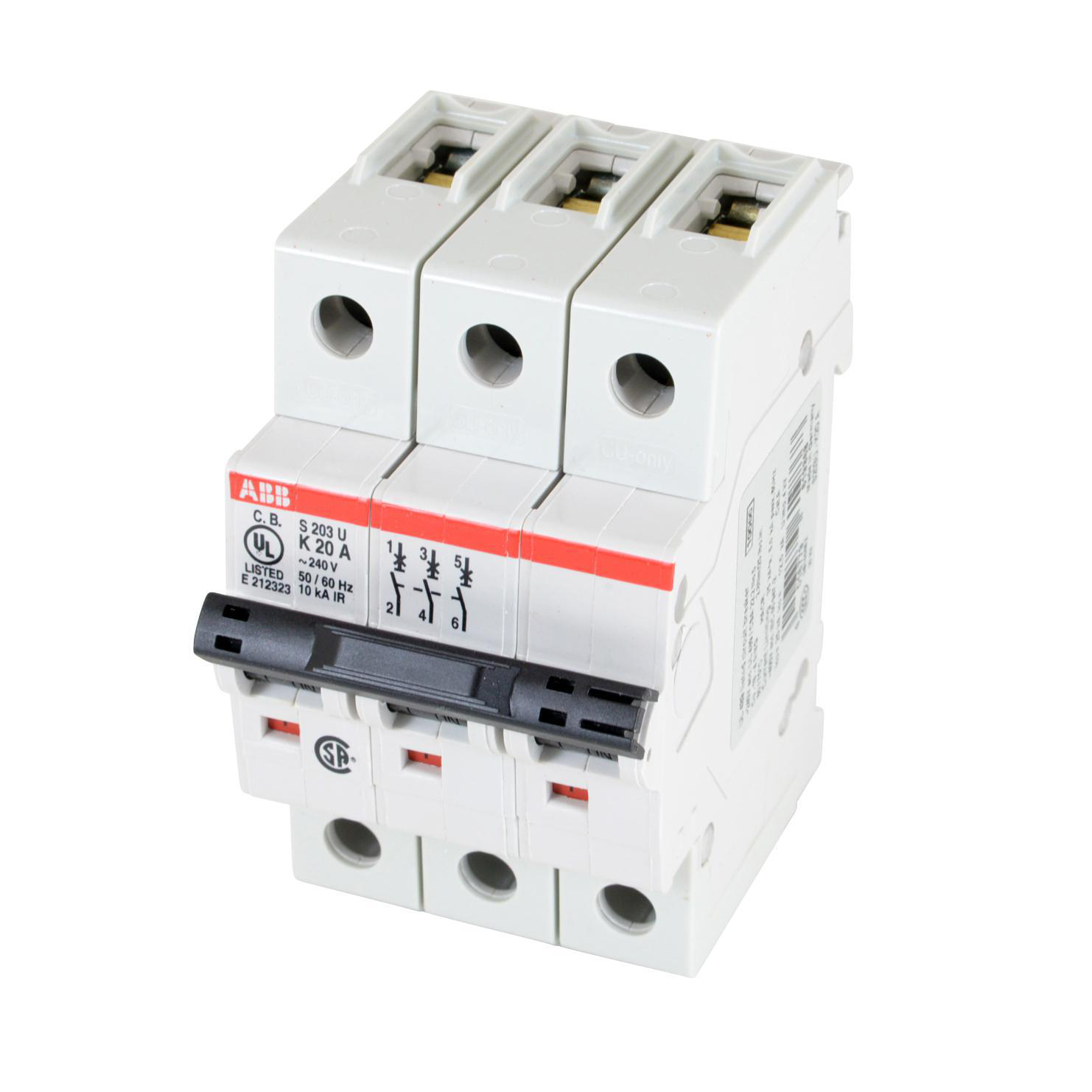 Product image for MCB 3P K 20A 240 BCPD