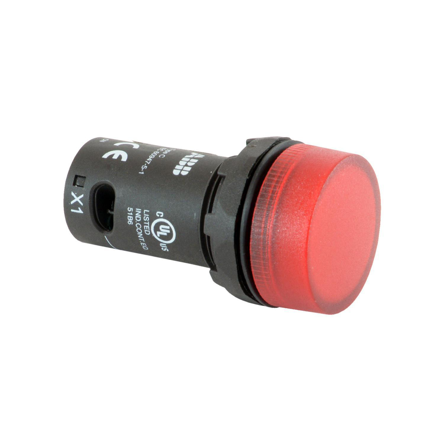 Product image for 22MM CPPL RED LED 24VAC/DC