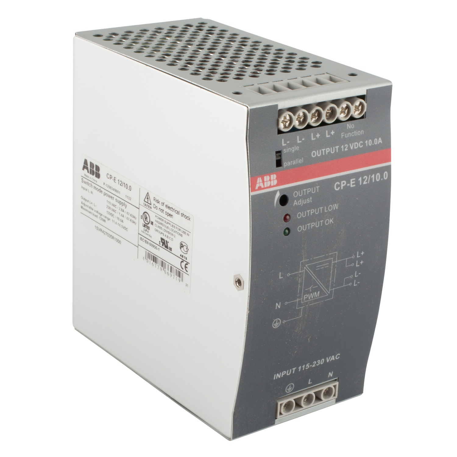 Product image for CP-E 12/10.0 POWER SUPPLY