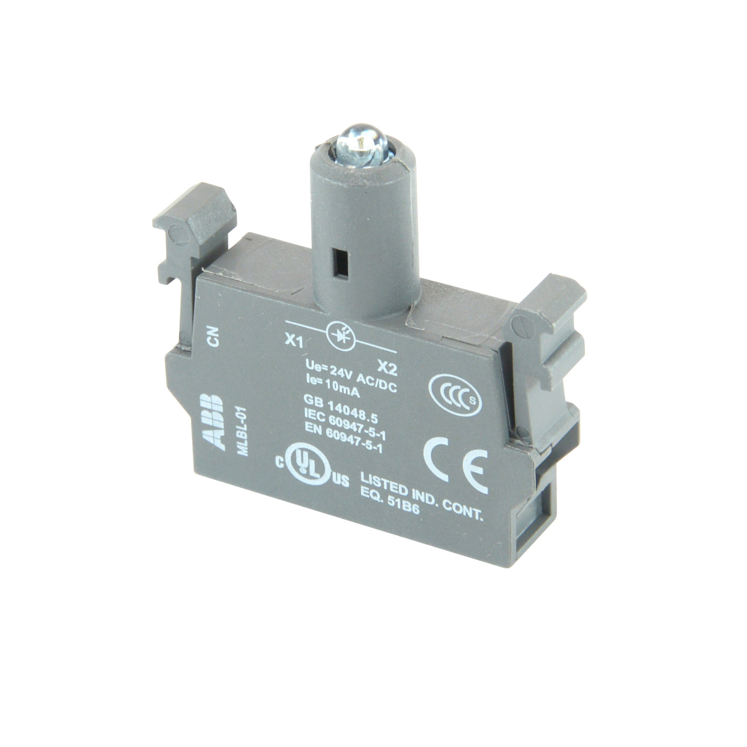 Product image for LAMP BLOCK, BLUE, LED, 24V