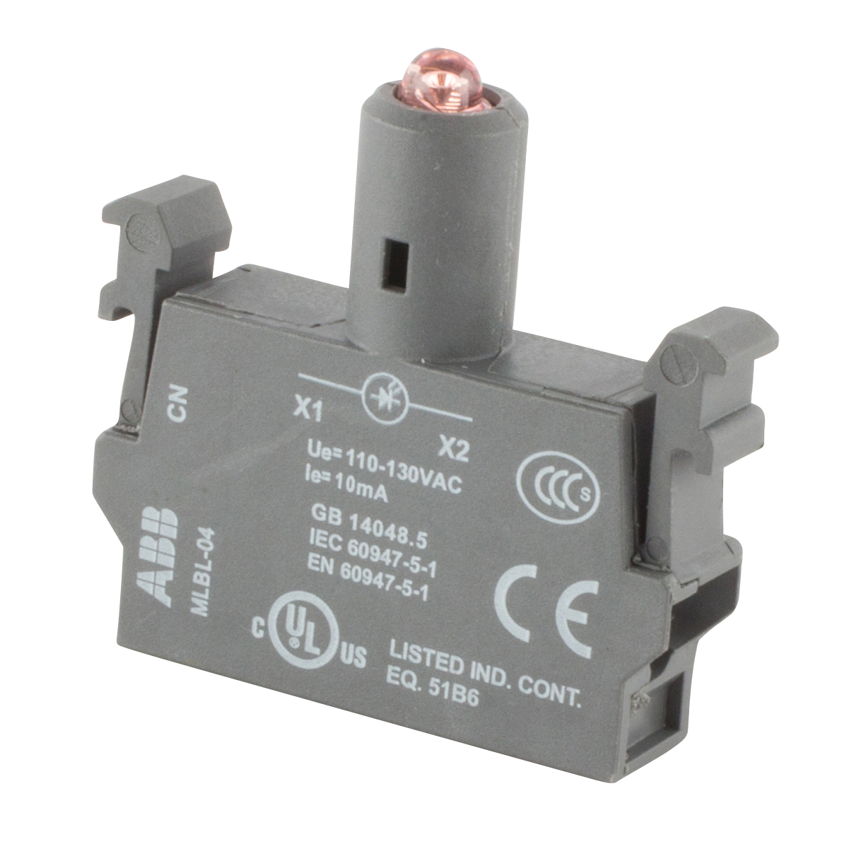 Product image for LBLK LED 110-130V AC RED