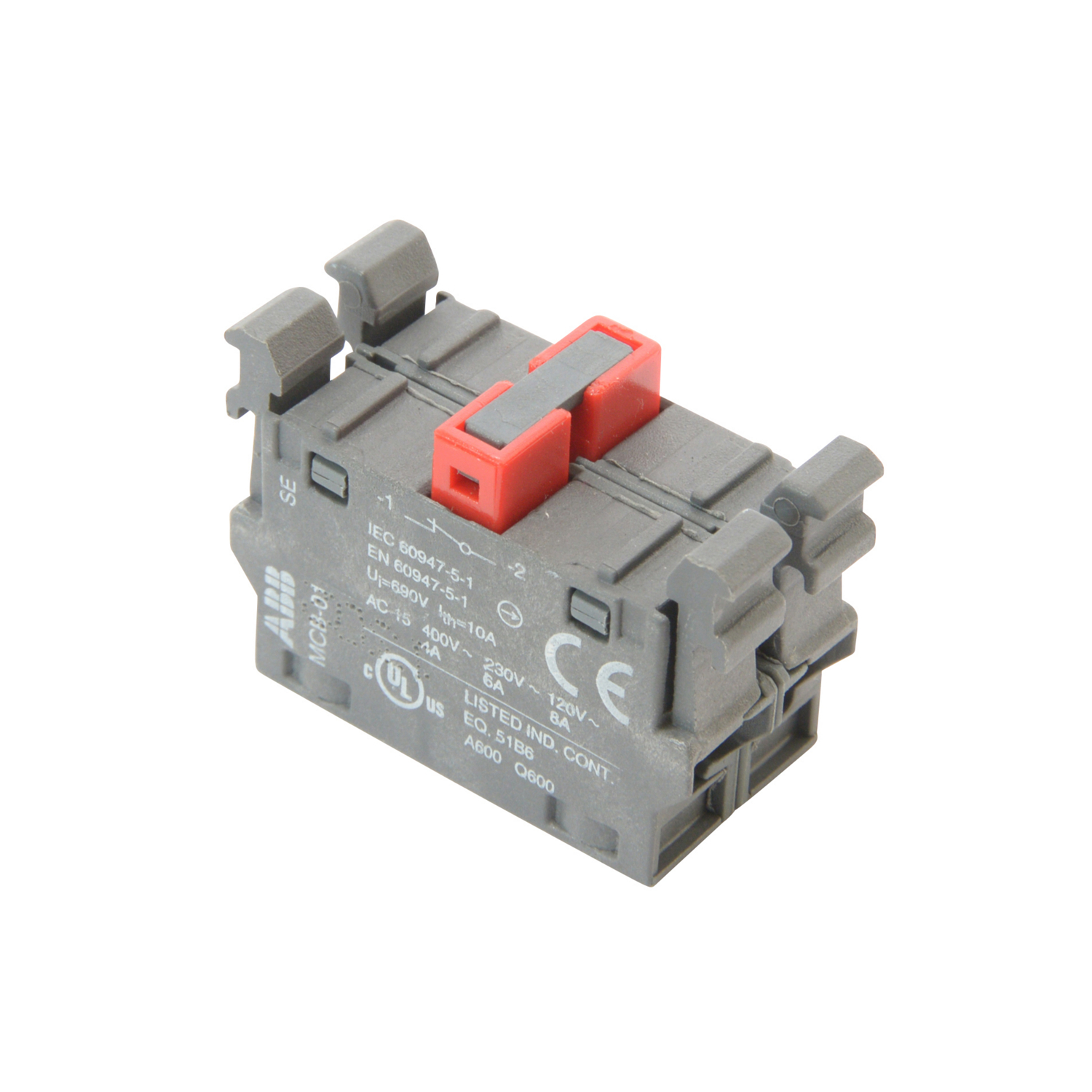 Product image for ABB MCB-02 CONTACT BLOCK 2NC