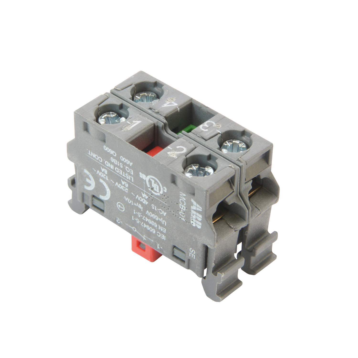 Product image for ABB MCB-11 CONTACT BLOCK 1NO 1NC