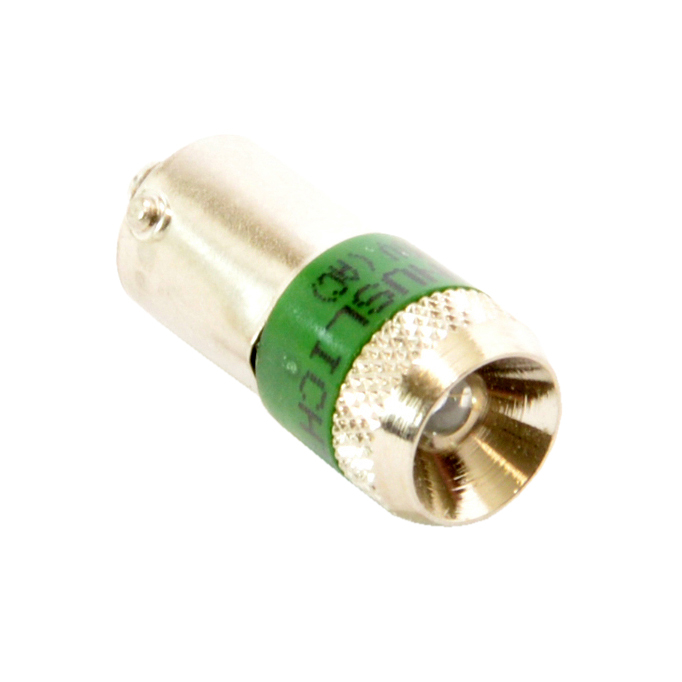 Product image for LED BULB-110-130VAC,GRN