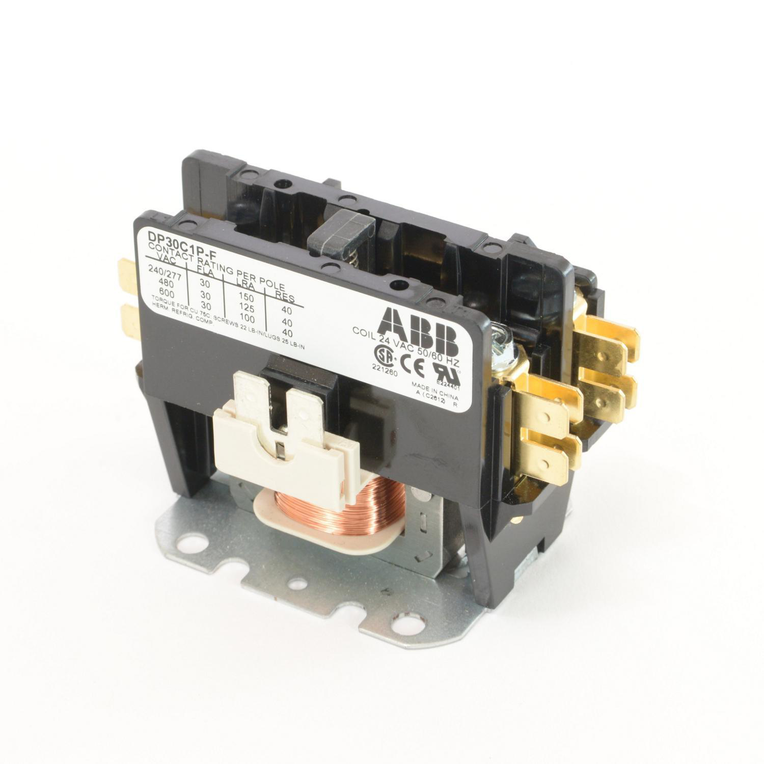 Product image for DP CONTR,30A,1P,24/60
