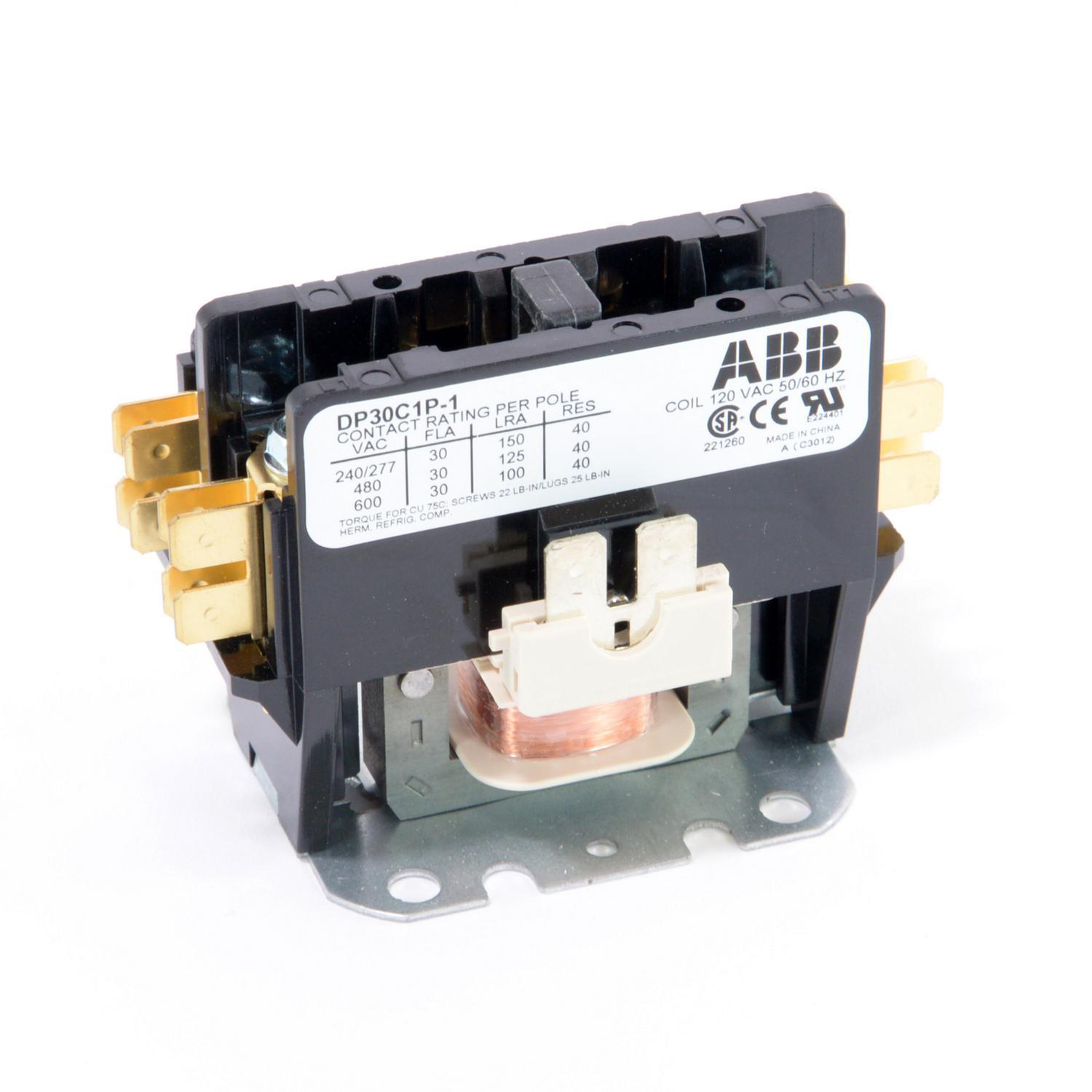 Product image for DP CONTR,30A,1P,120/60