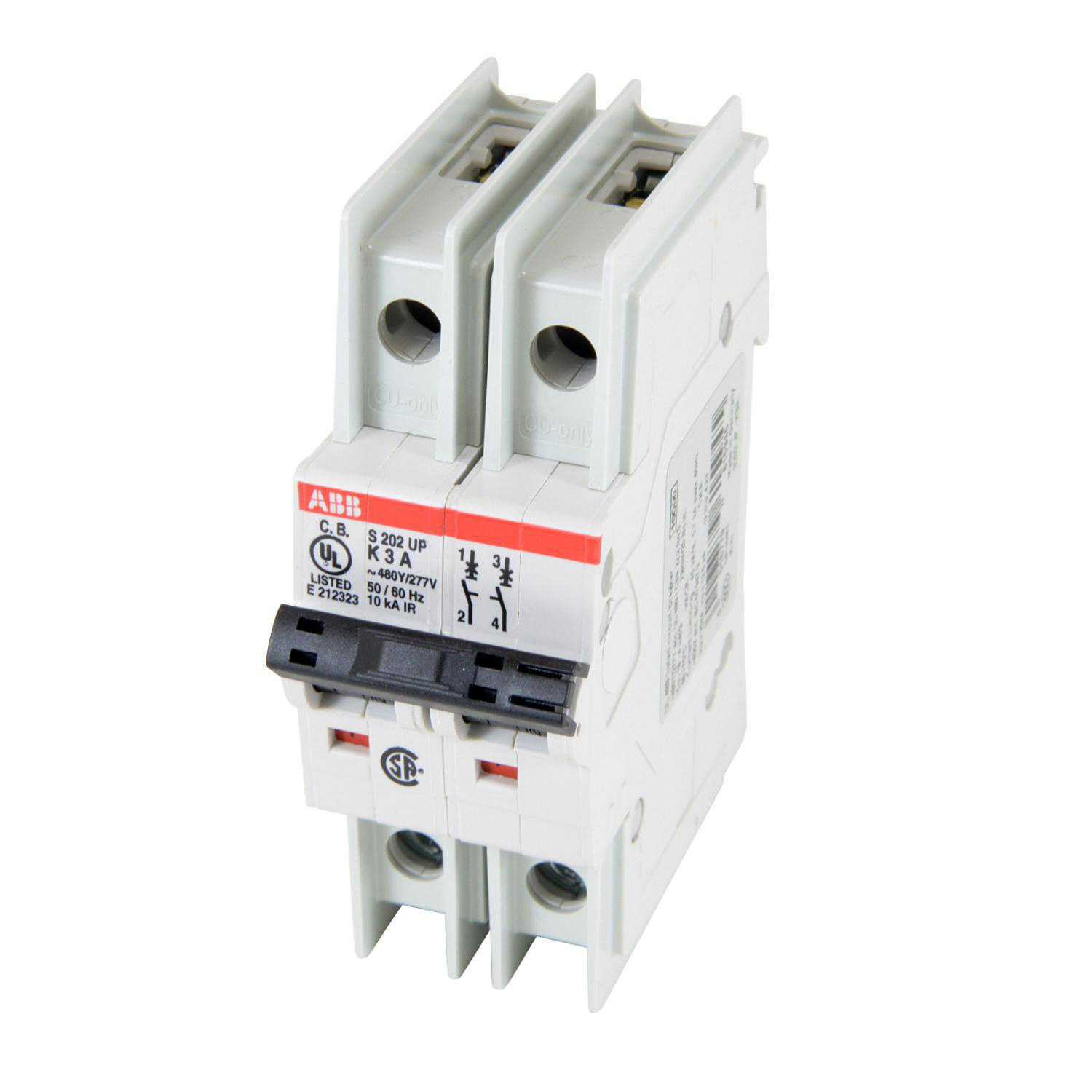 Product image for MCB 2P K 3A 480Y/277 BCPD