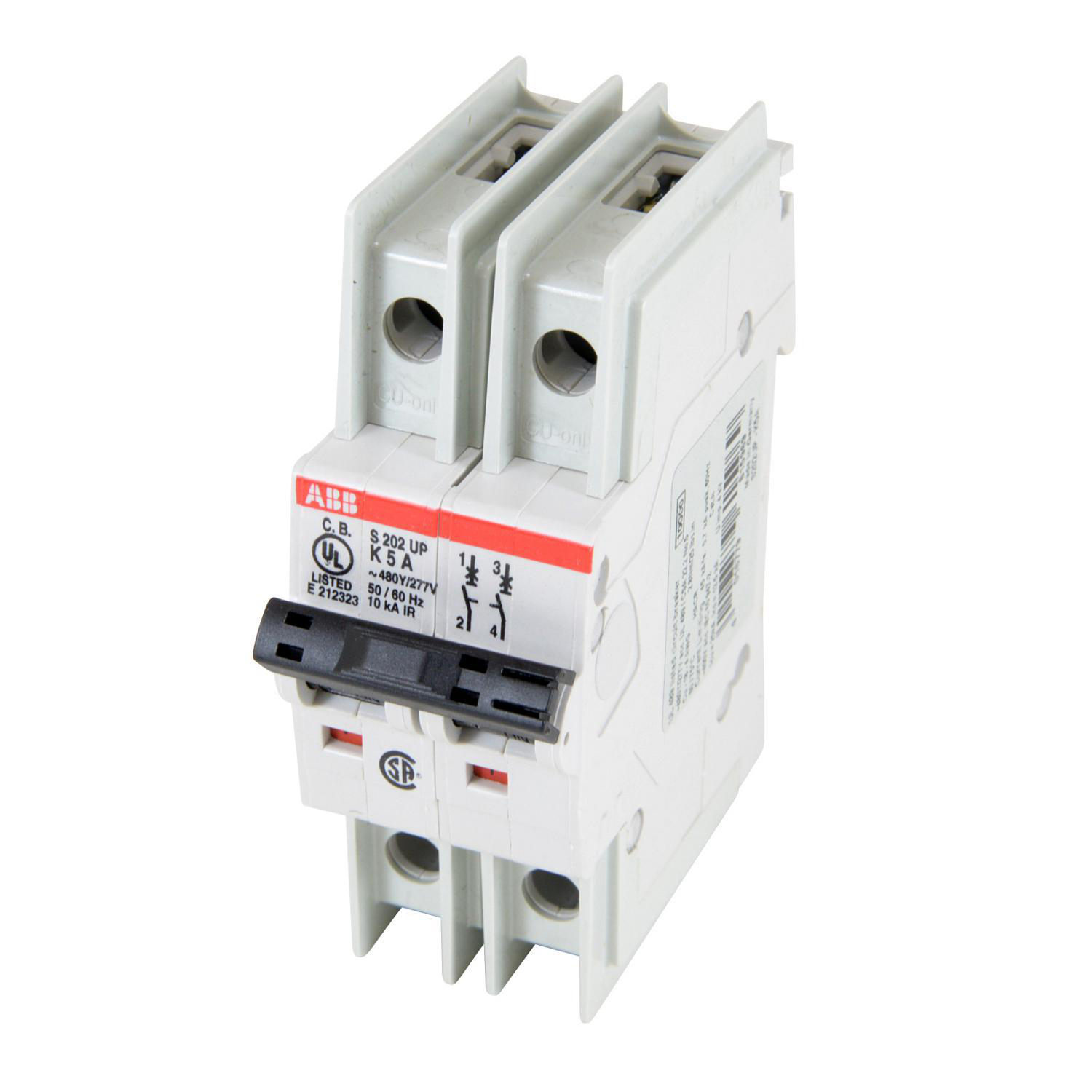 Product image for MCB 2P K 5A 480Y/277 BCPD