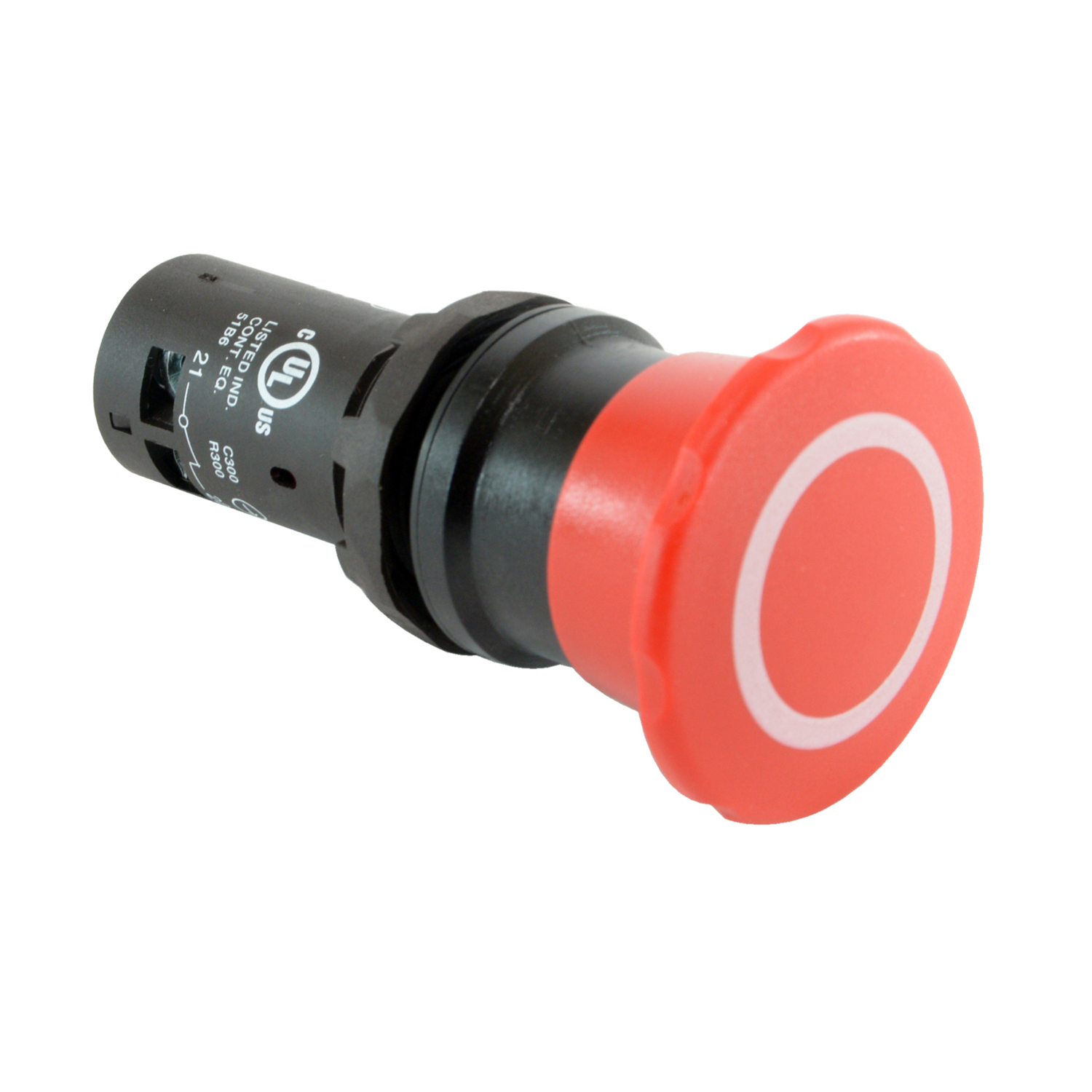 Product image for 40MM PU-REL RED, 1 NO & 1 NC