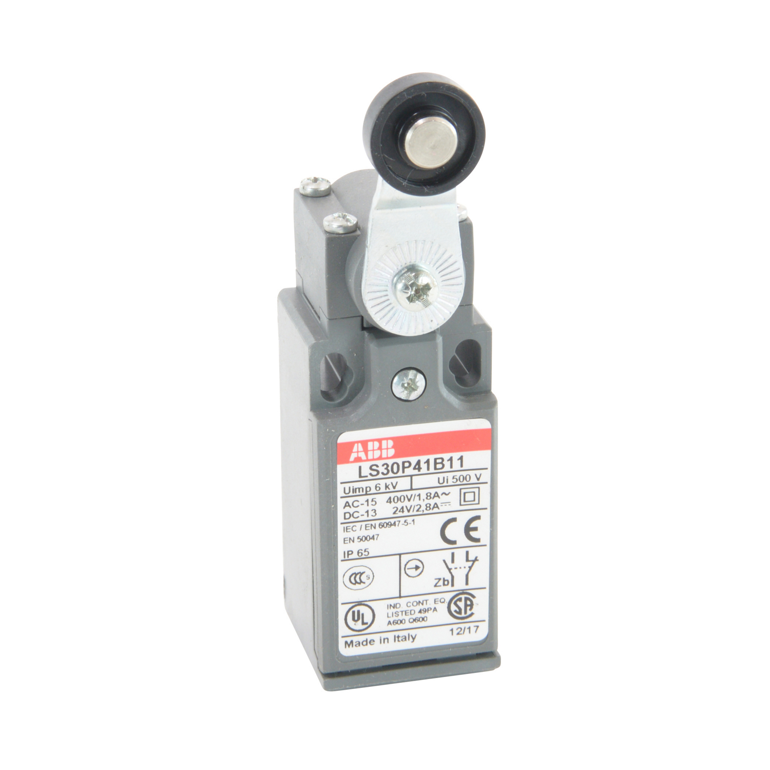 Product image for LMT SW 30MM ROLL LEVER SNP