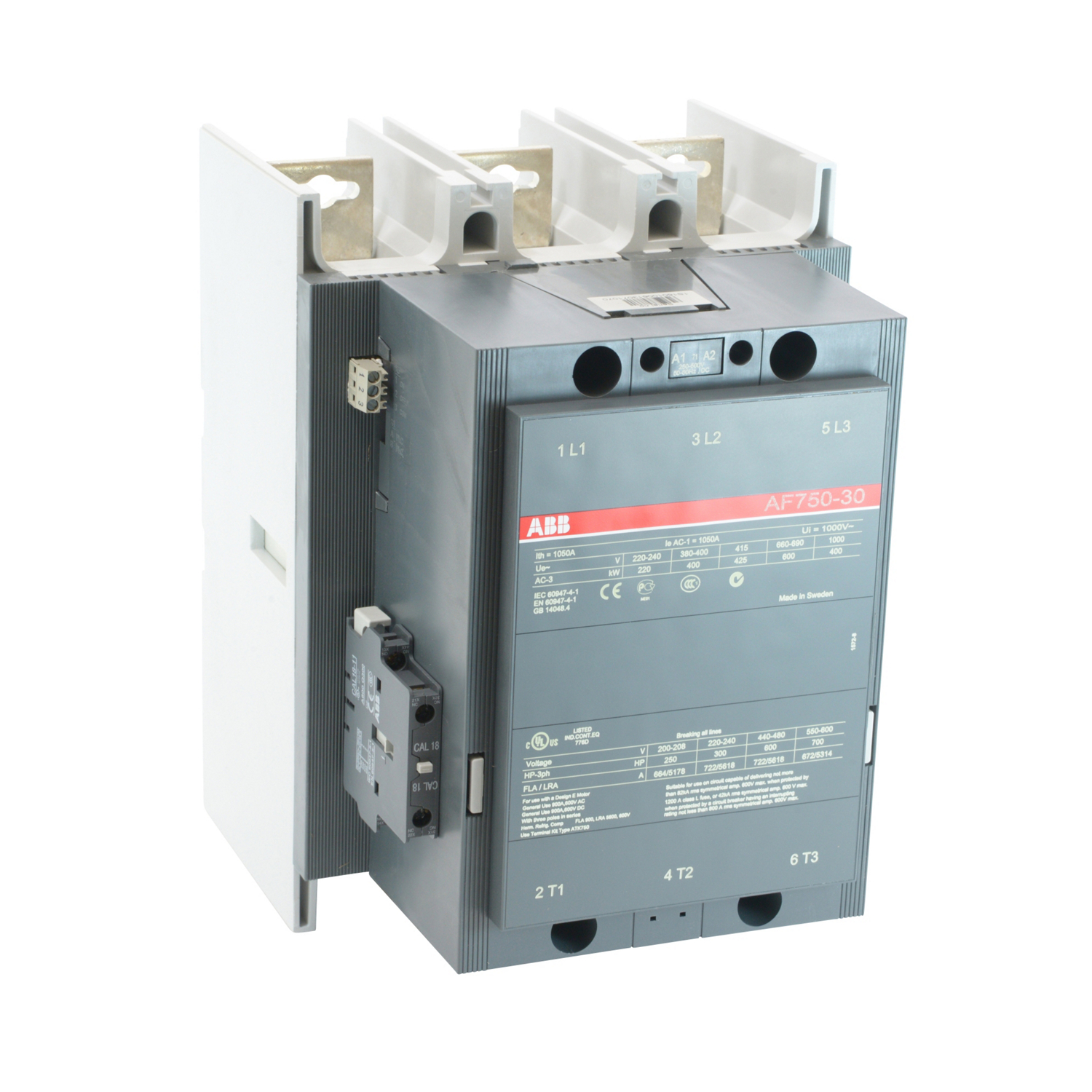 Product image for AFT50 3P CONTACTOR 250-500V AC/