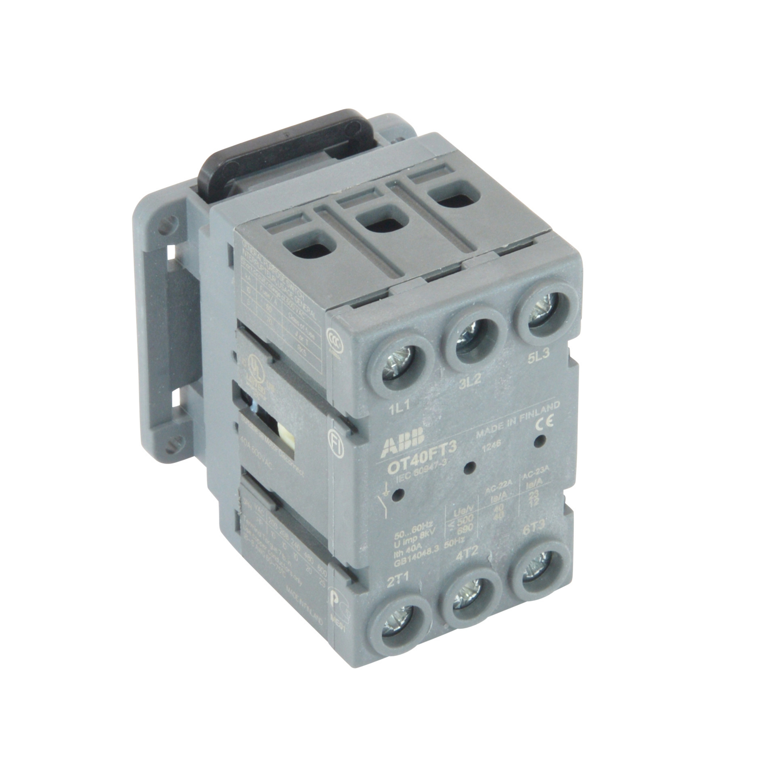Product image for 3P 40A UL508 NF DOOR MOUNT SW