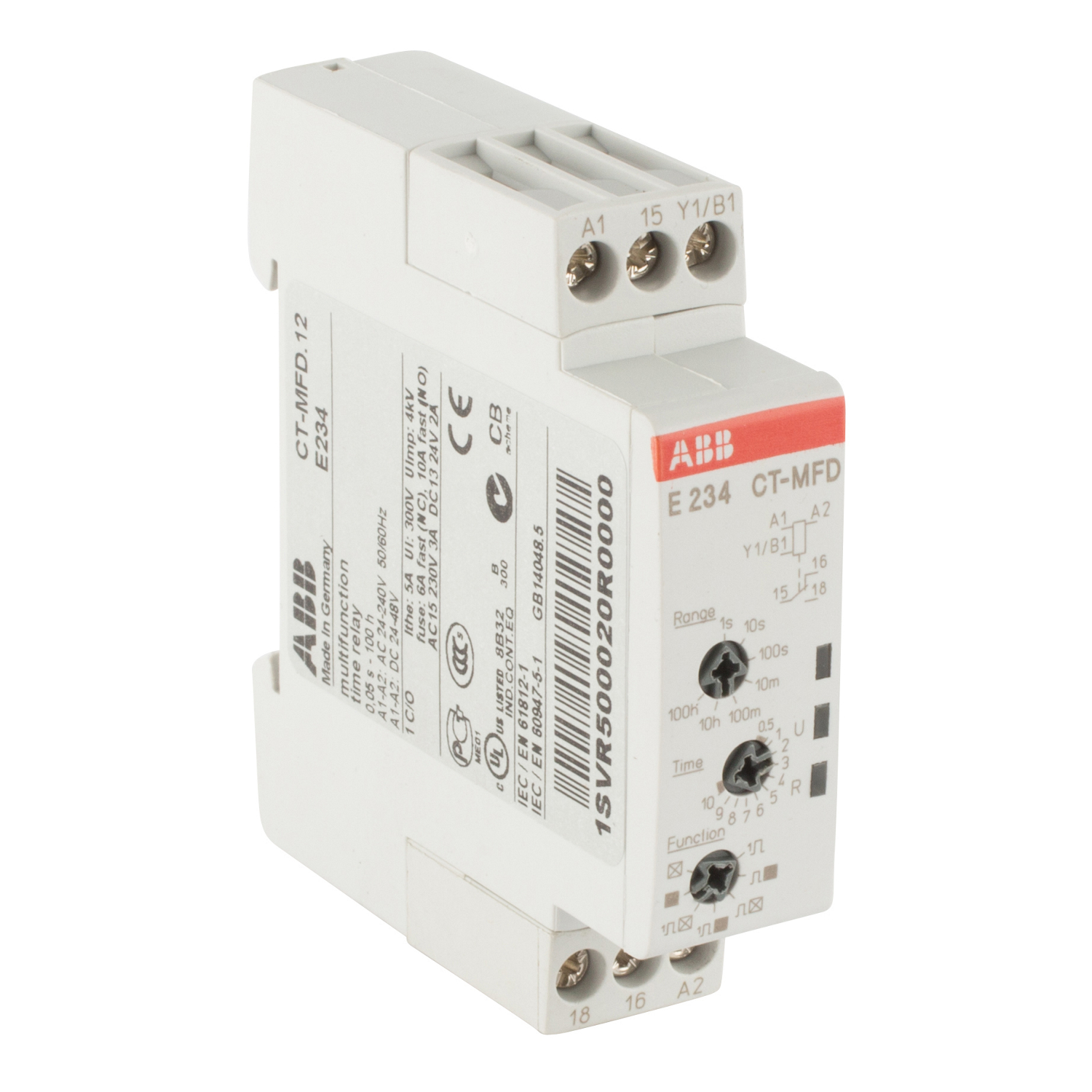 Product image for CT-MFD.12 MULTIFUNCTION TIMER 1C/O