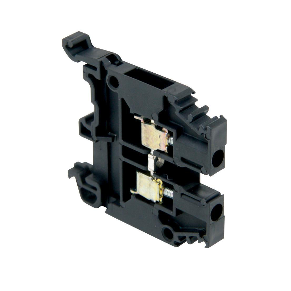 Product image for Block terminal feed-through 22-10AWG 32AMP 1000V black