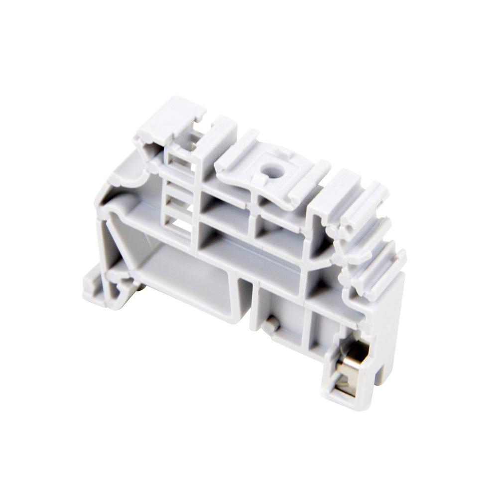 Product image for End-stop screwless BADL type light grey 9mm 50pk