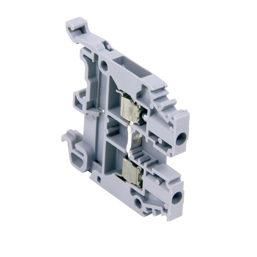 Product image for Block terminal feed-through 22-12AWG 24AMP 1000V grey