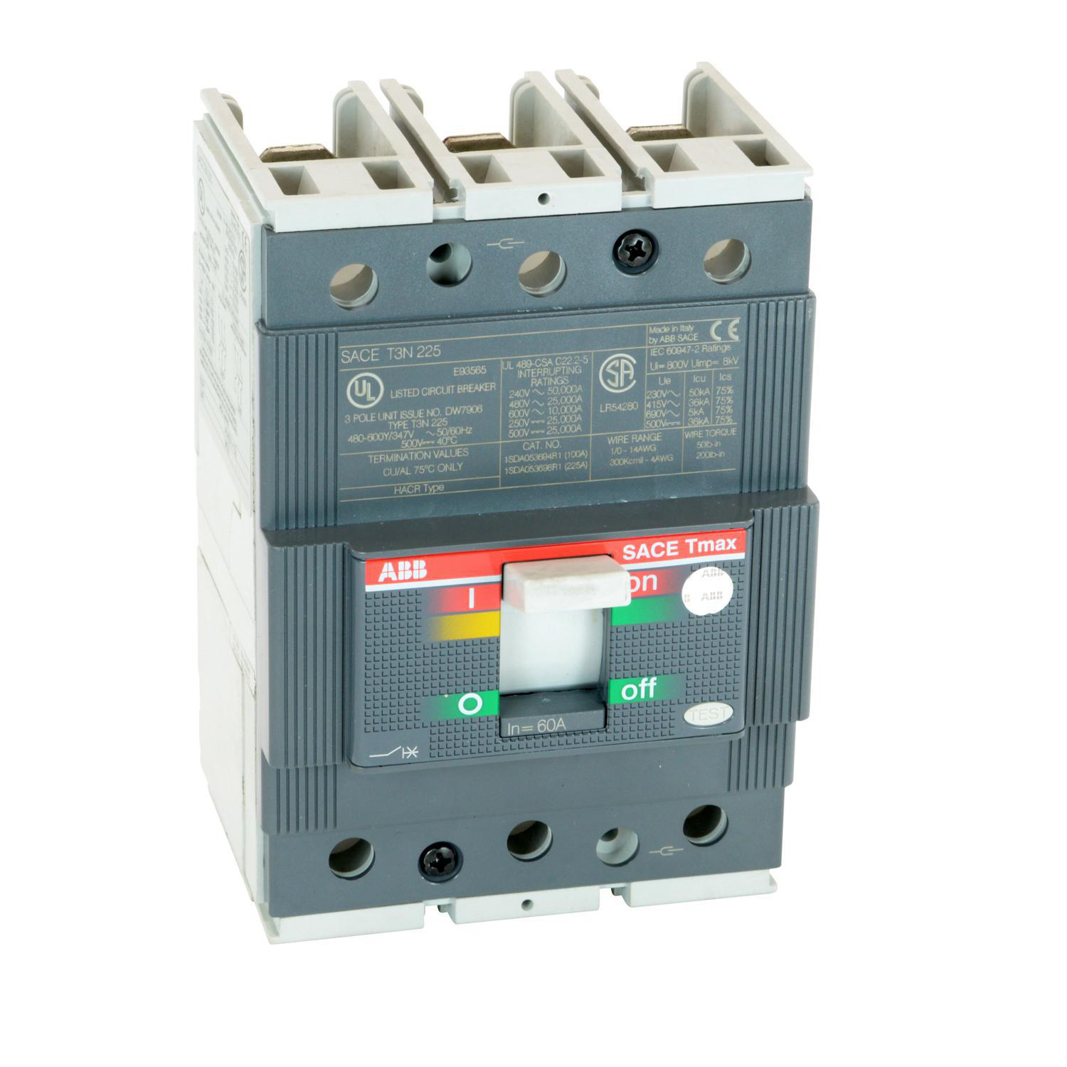 Product image for BKR T3N 60A 3P T/M