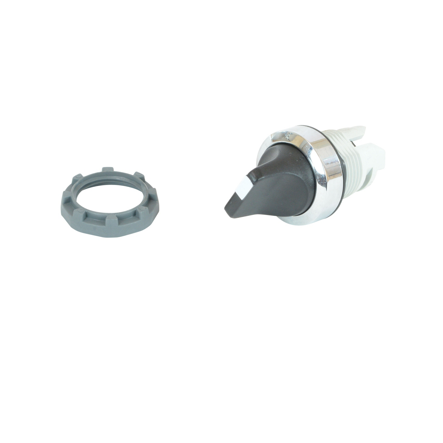 Product image for 3POS KNOB A B C BLK MTL