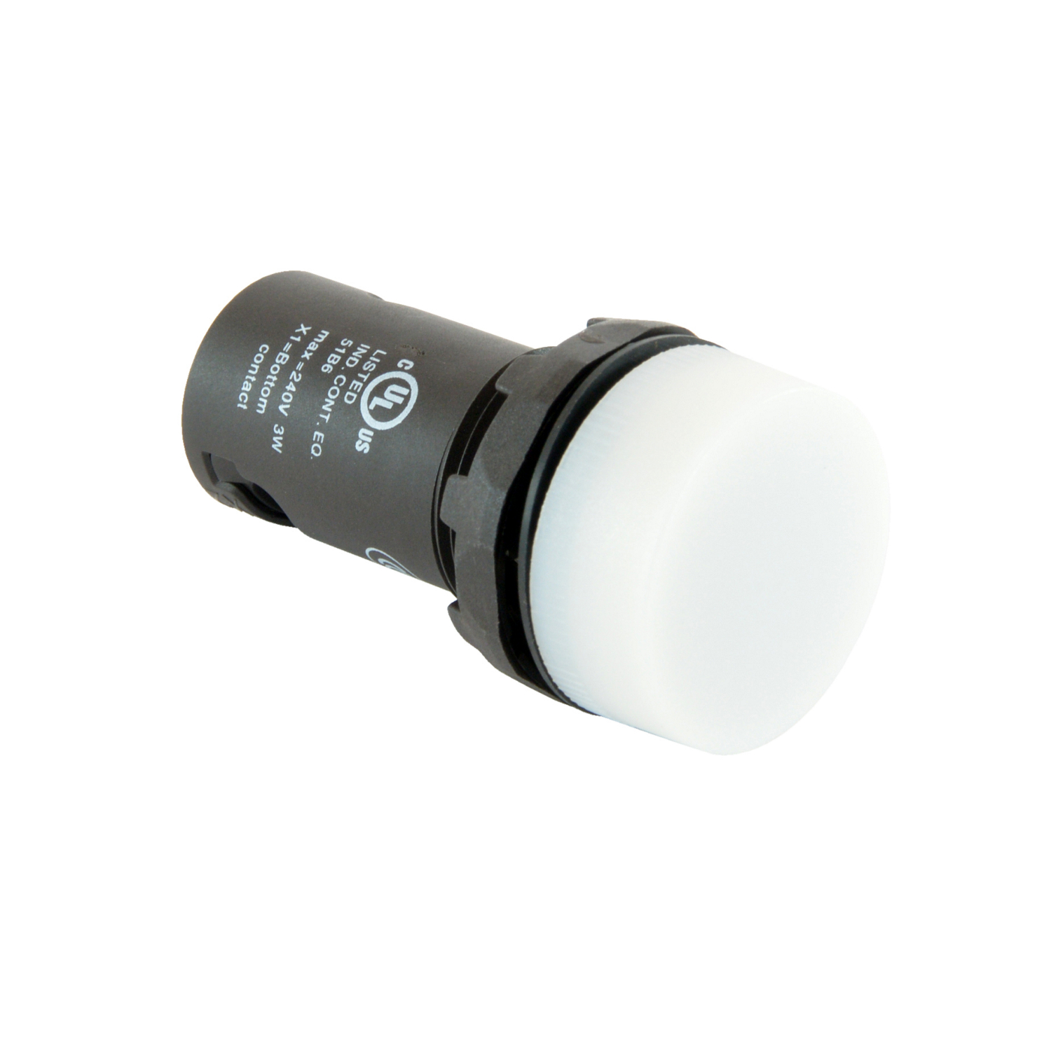Product image for 30MM CPPL WHITE W/O BULB
