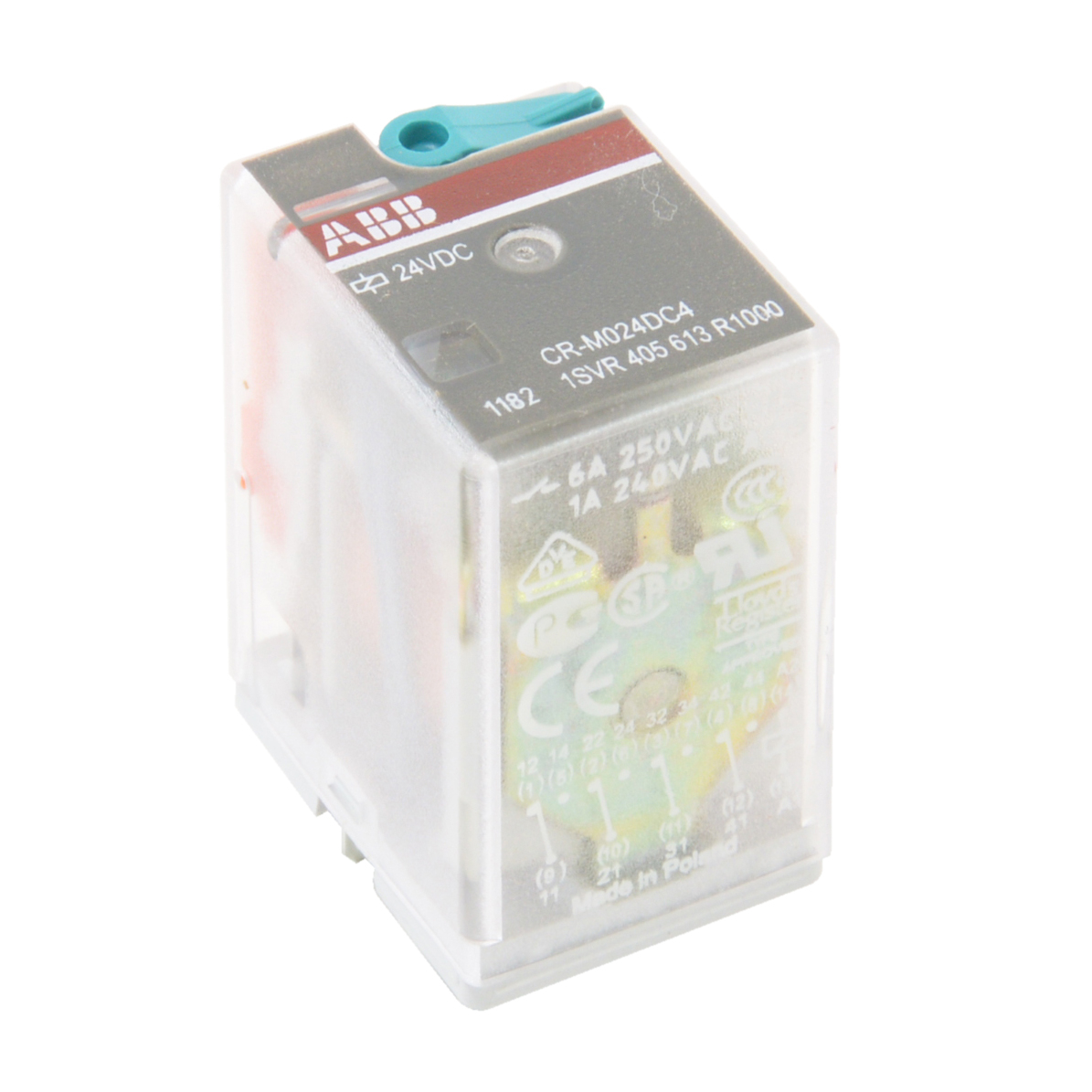 Product image for CR-M024DC4 PLUGGABLE RELAY