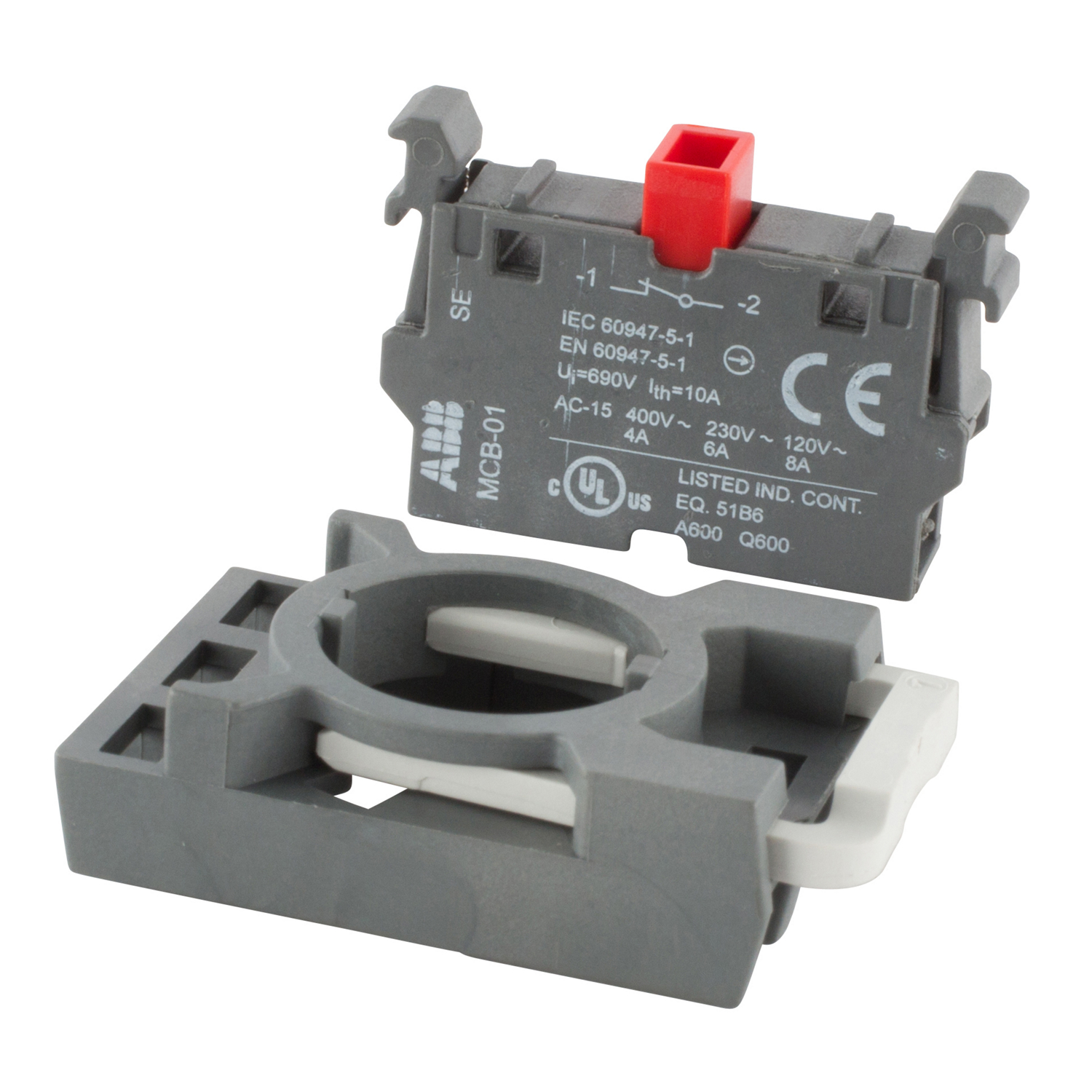 Product image for ABB MCBH-01 1NC CONTACT WITH BLOCK