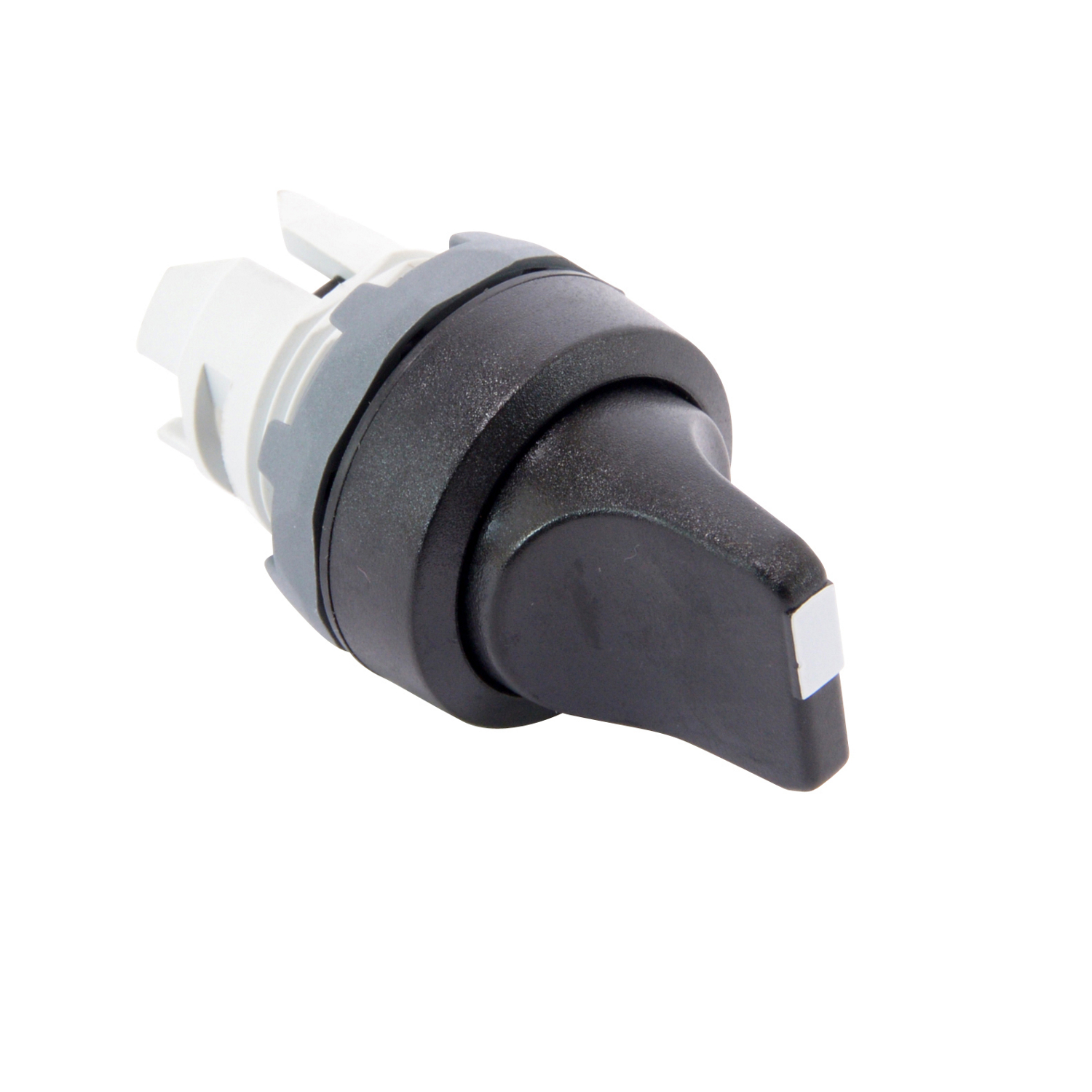 Product image for ABB M3SS1-10B SWITCH SELECTOR 22MM 3 POSTION MAINTAINED A B C BLACK OPERATOR