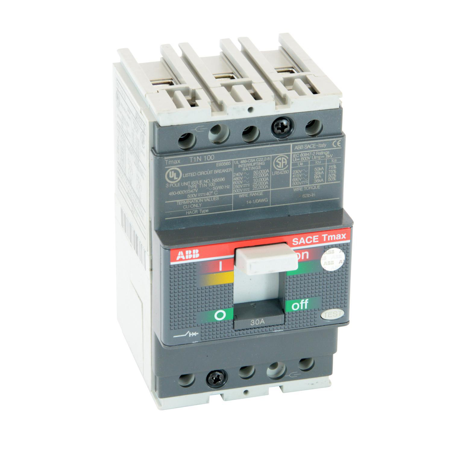 Product image for BKR T1N 30A 3P T/M UL