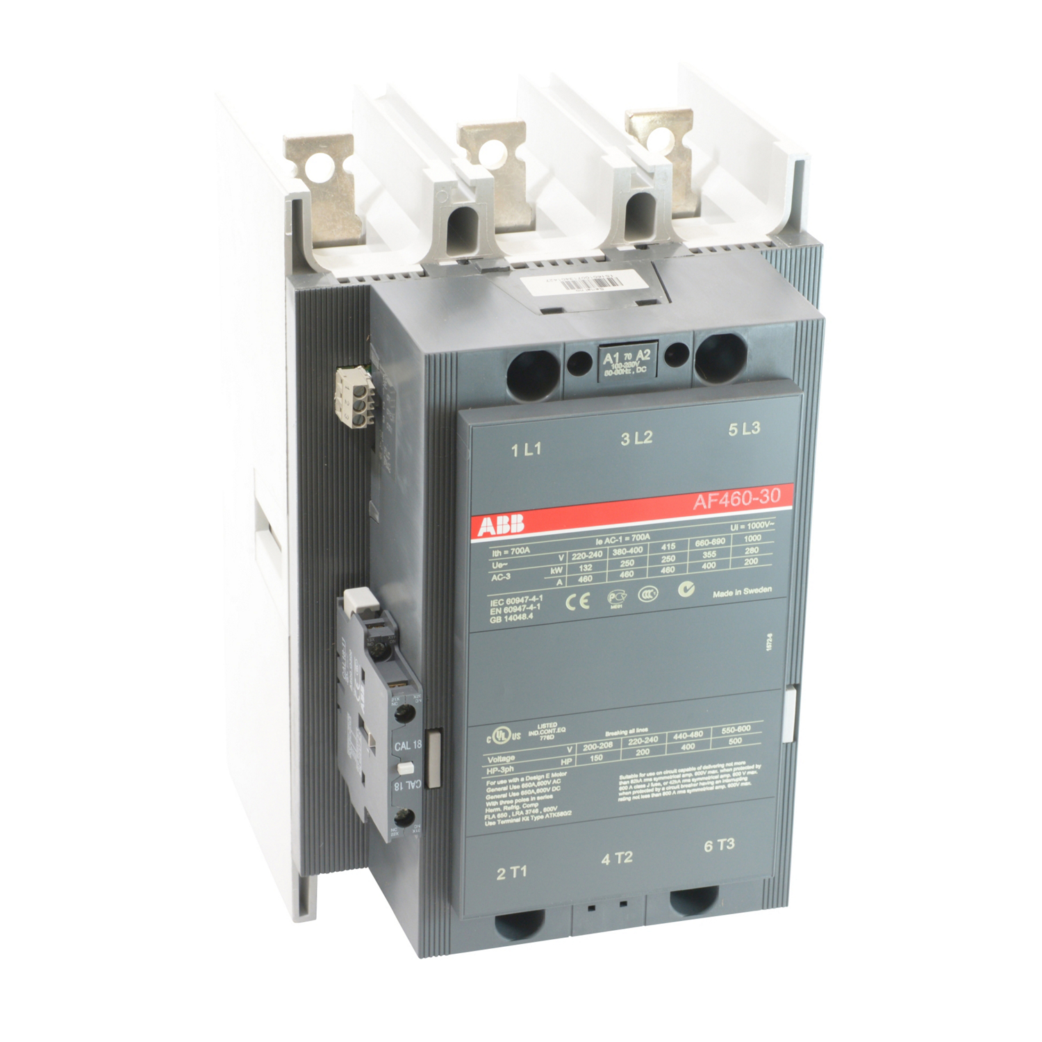 Product image for AF460,3P CONTR,100-250V AC/DC