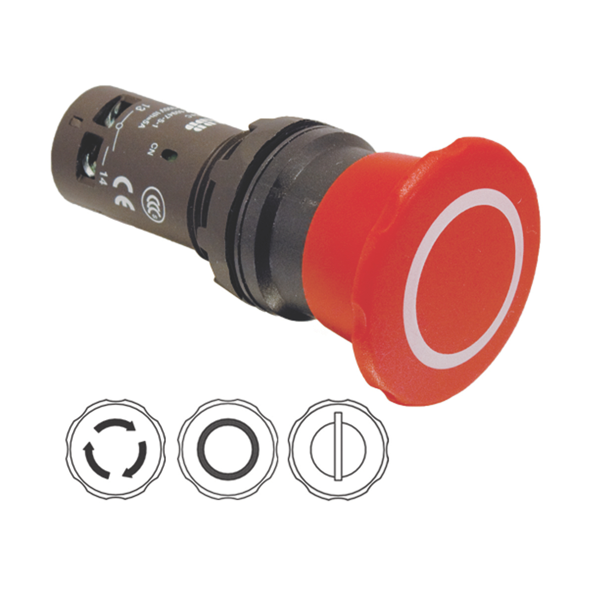 Product image for 40MM ESTOP PB KEY RELEASE