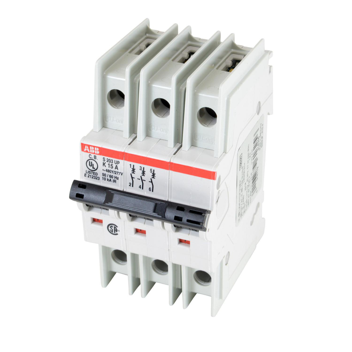 Product image for MCB 3P K 15A 480Y/277 BCPD