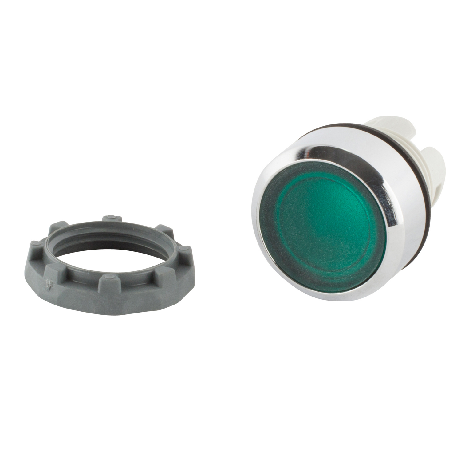 Product image for ABB MP1-31G ILL PB FLUSH MOM GRN