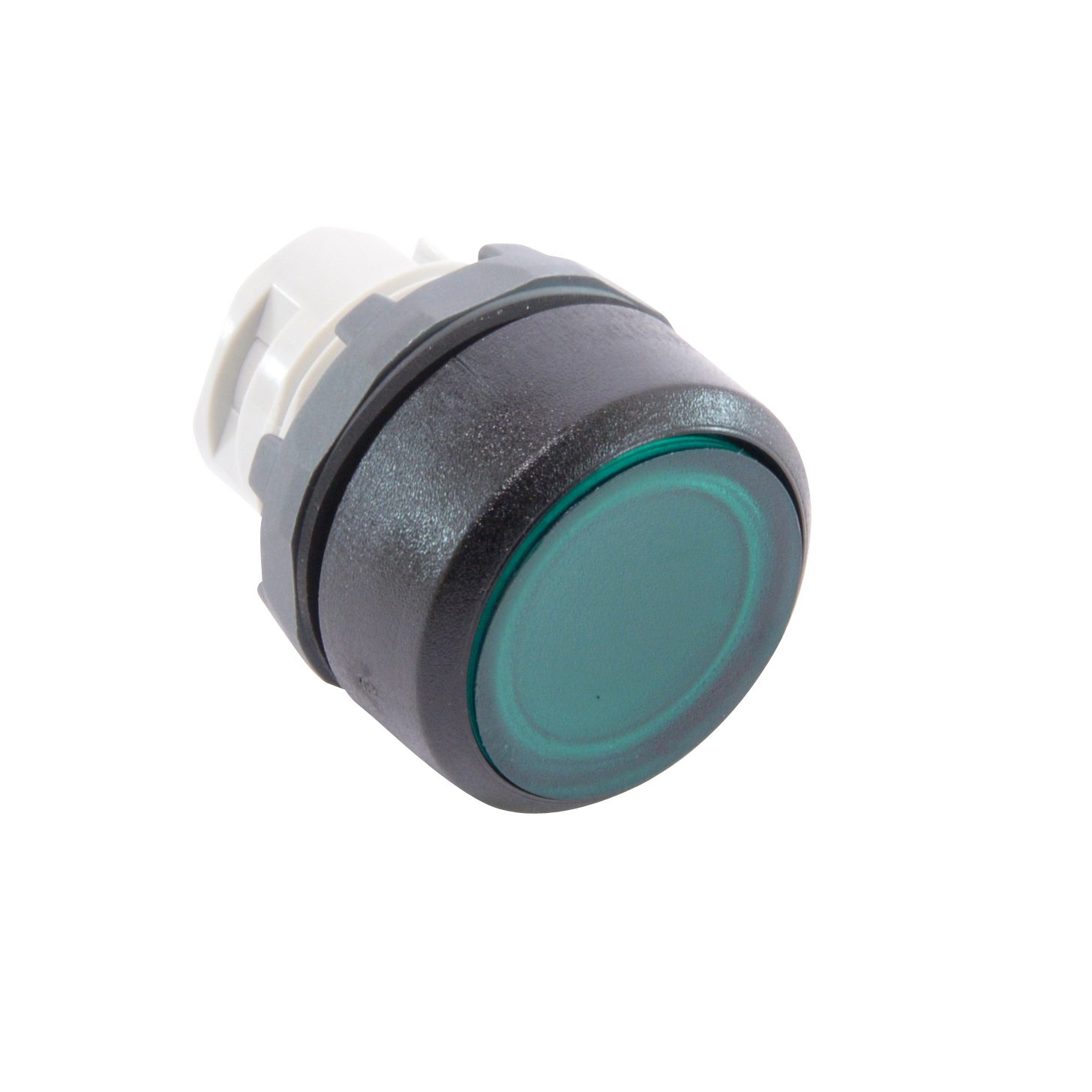 Product image for ABB MP1-11G PUSHBUTTON GREEN 22M EXTENTED ILLUMINATED MOMENTARY KP3-41G