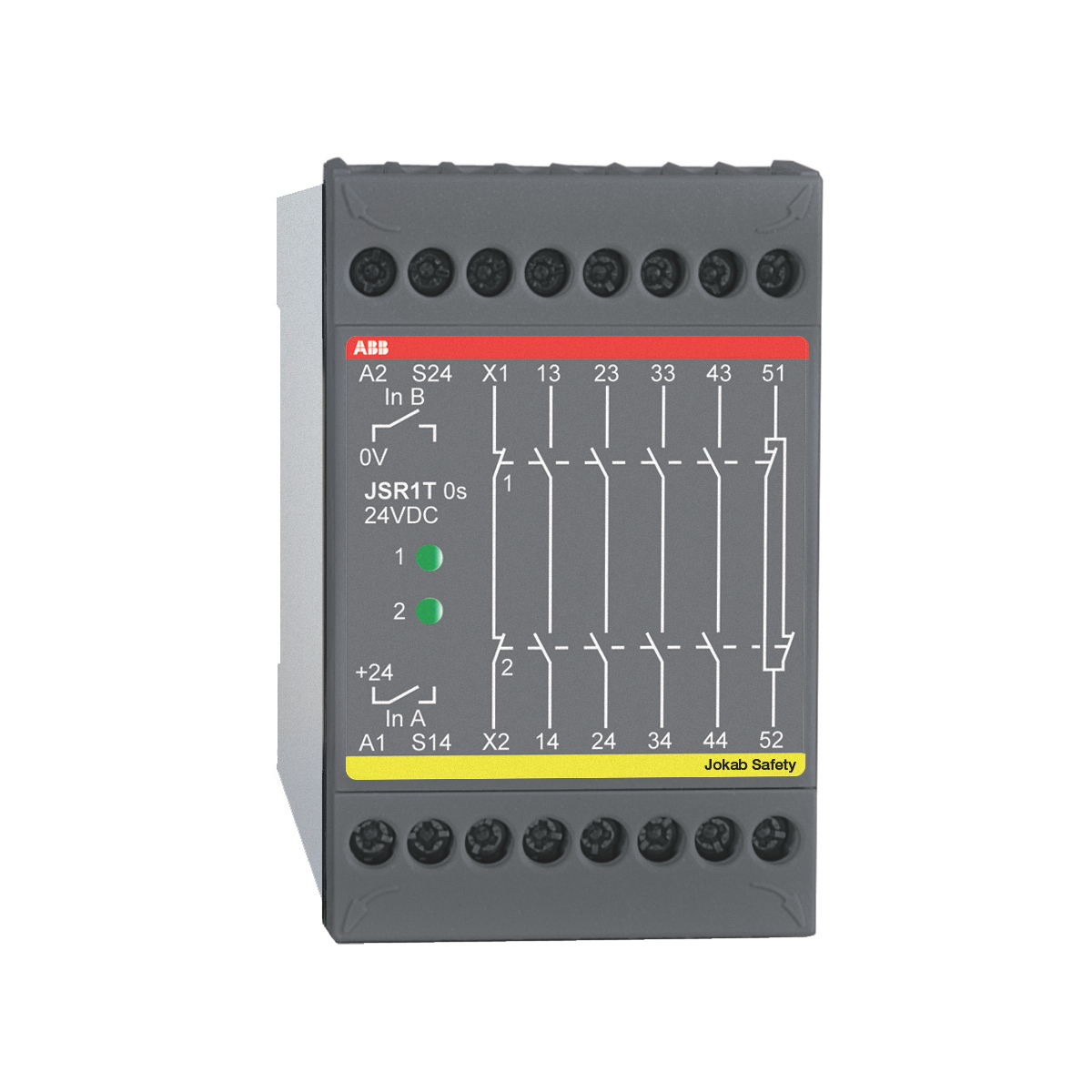 Product image for JSR1T 0 EXPAN. RELAY 6A 24 DC