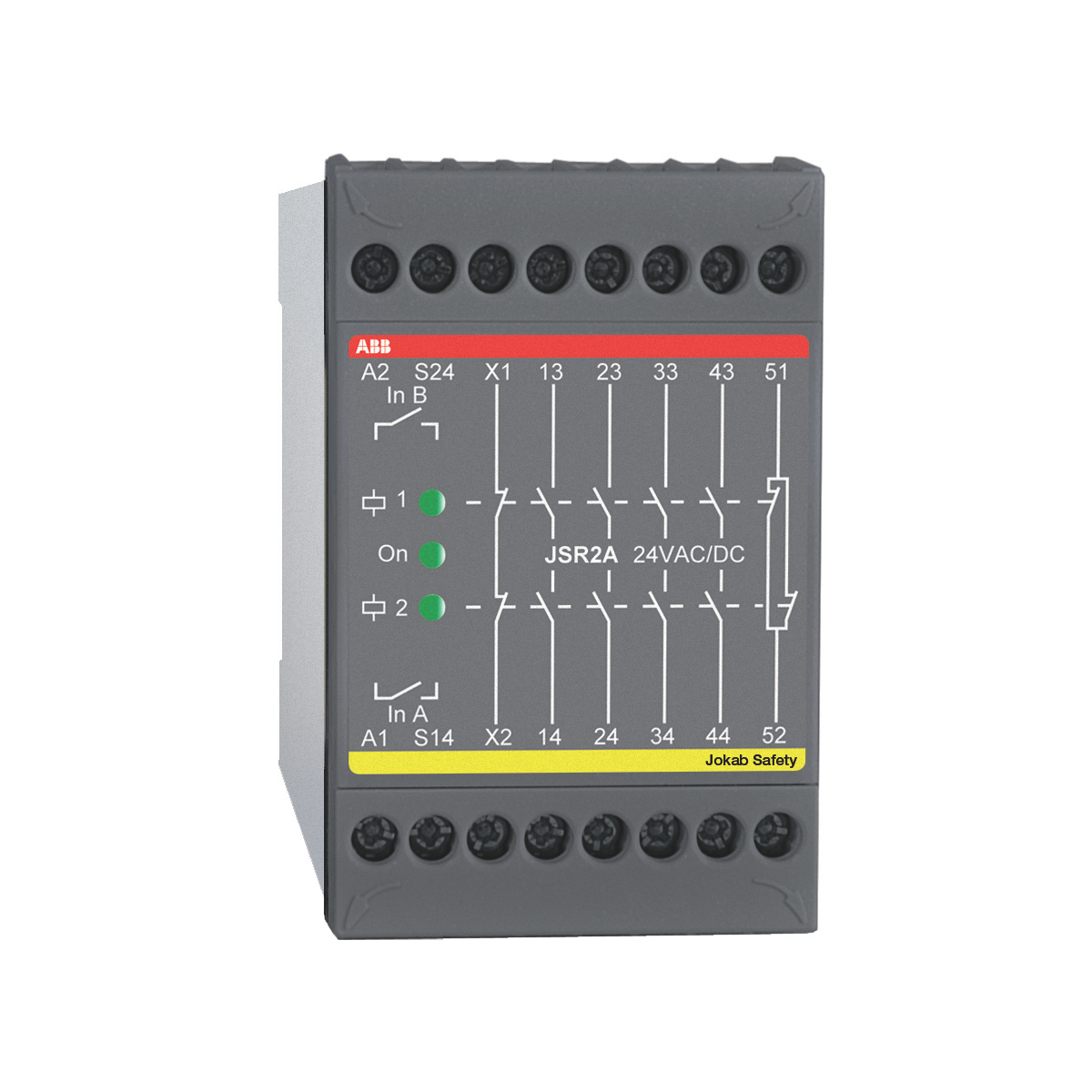 Product image for JSR2A EXPAN.RELAY 10A 24AC/DC