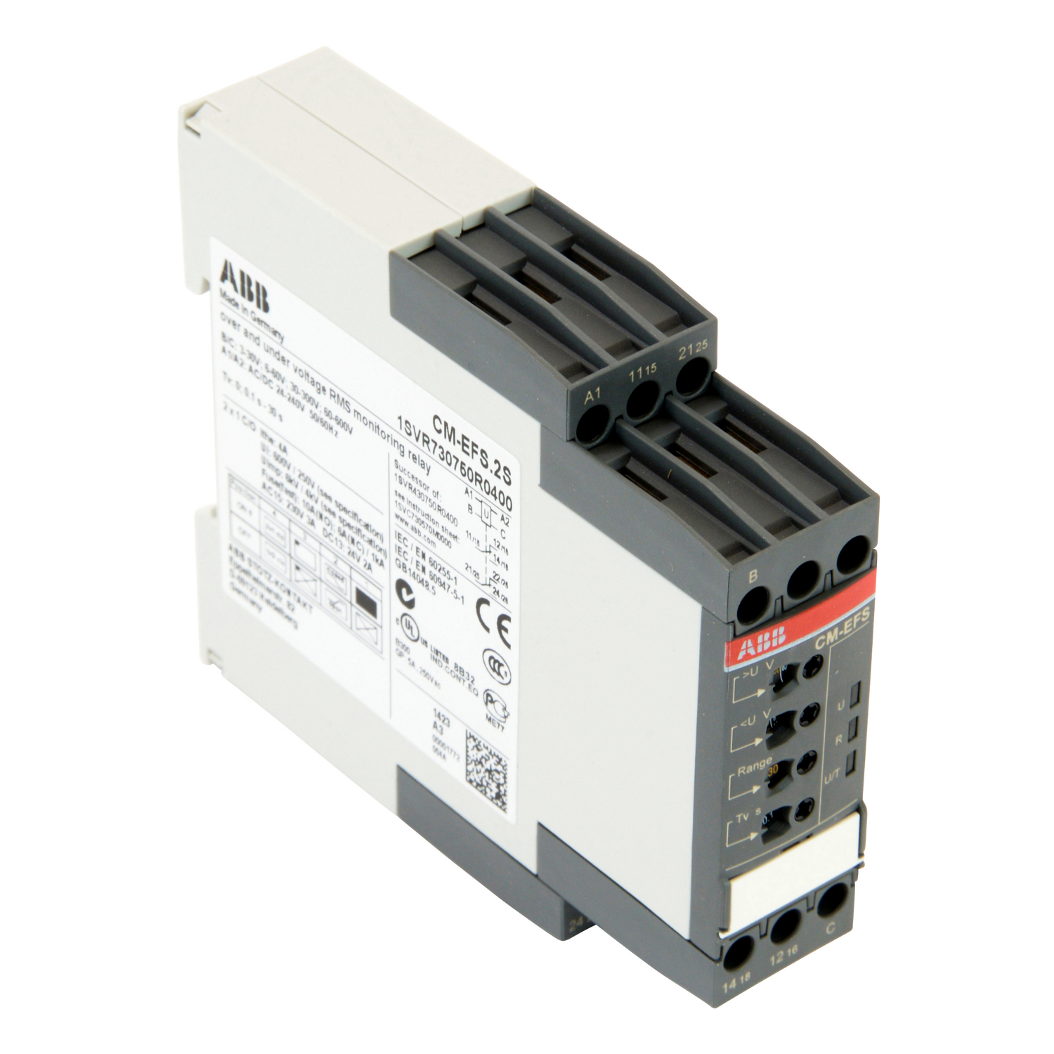 Product image for CM-EFS.2S VOLTAGE MON. RELAY