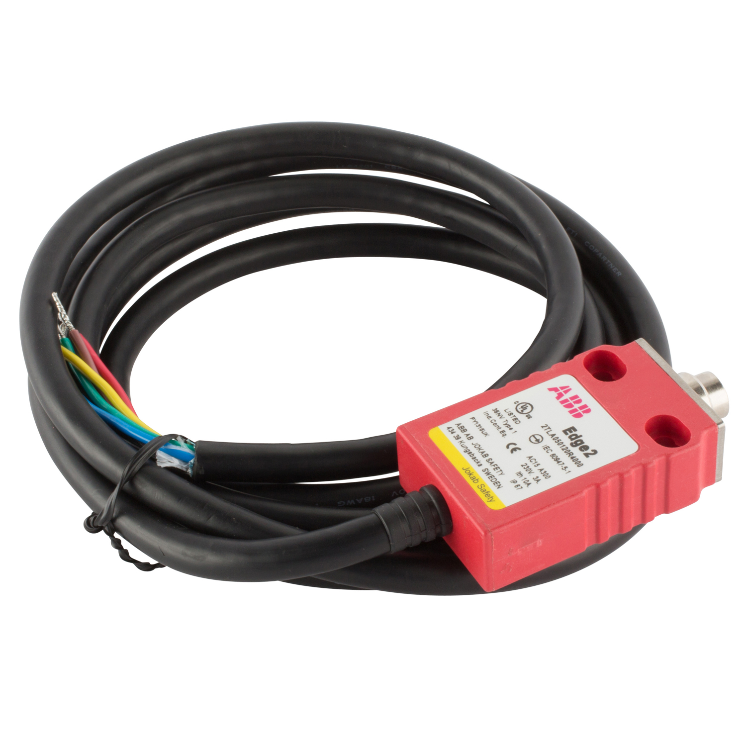 Product image for EDGE2, PIN 3M END CABLE, 2NC/1NO