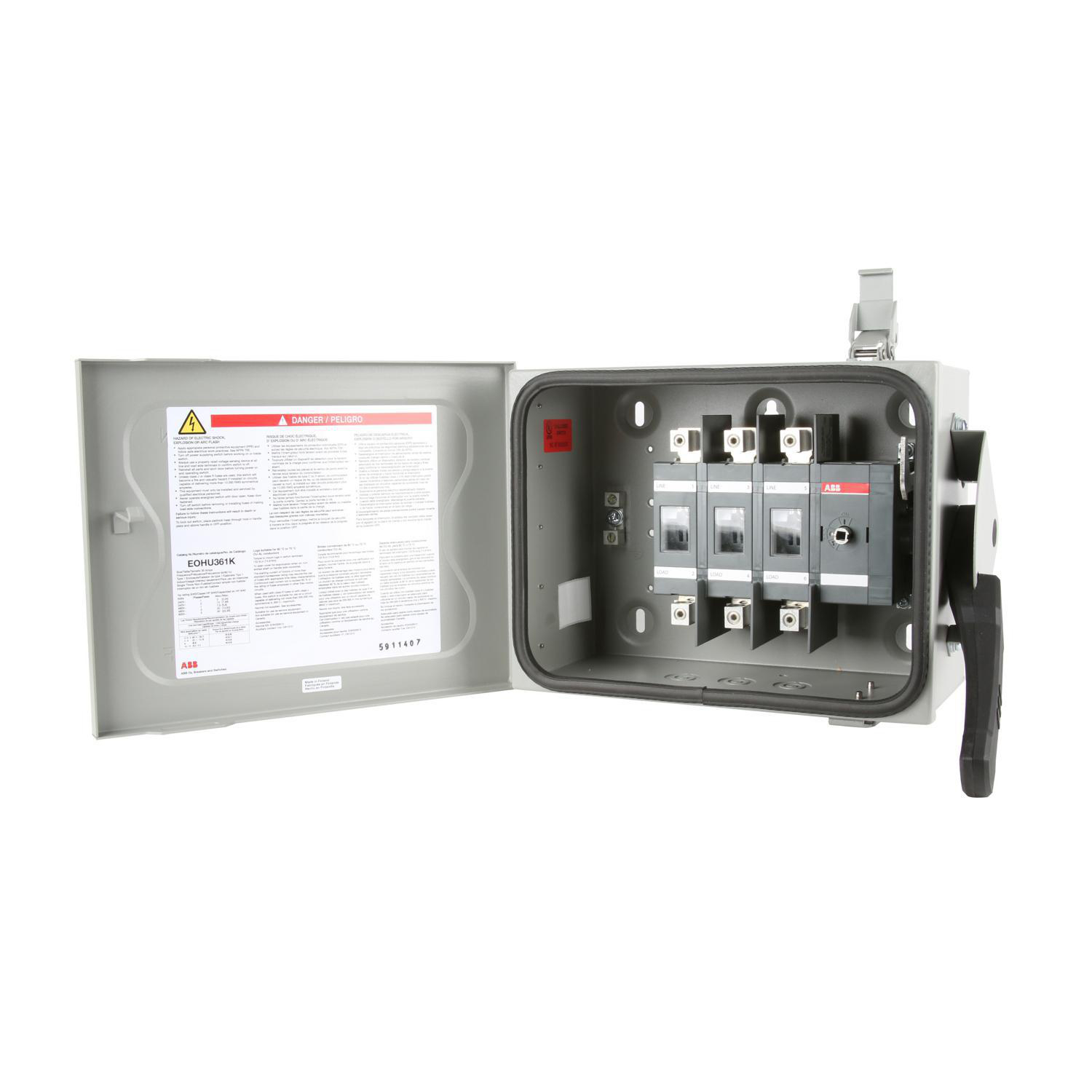 Product image for 3P HD NF SAFETY SW N1 600V 30A