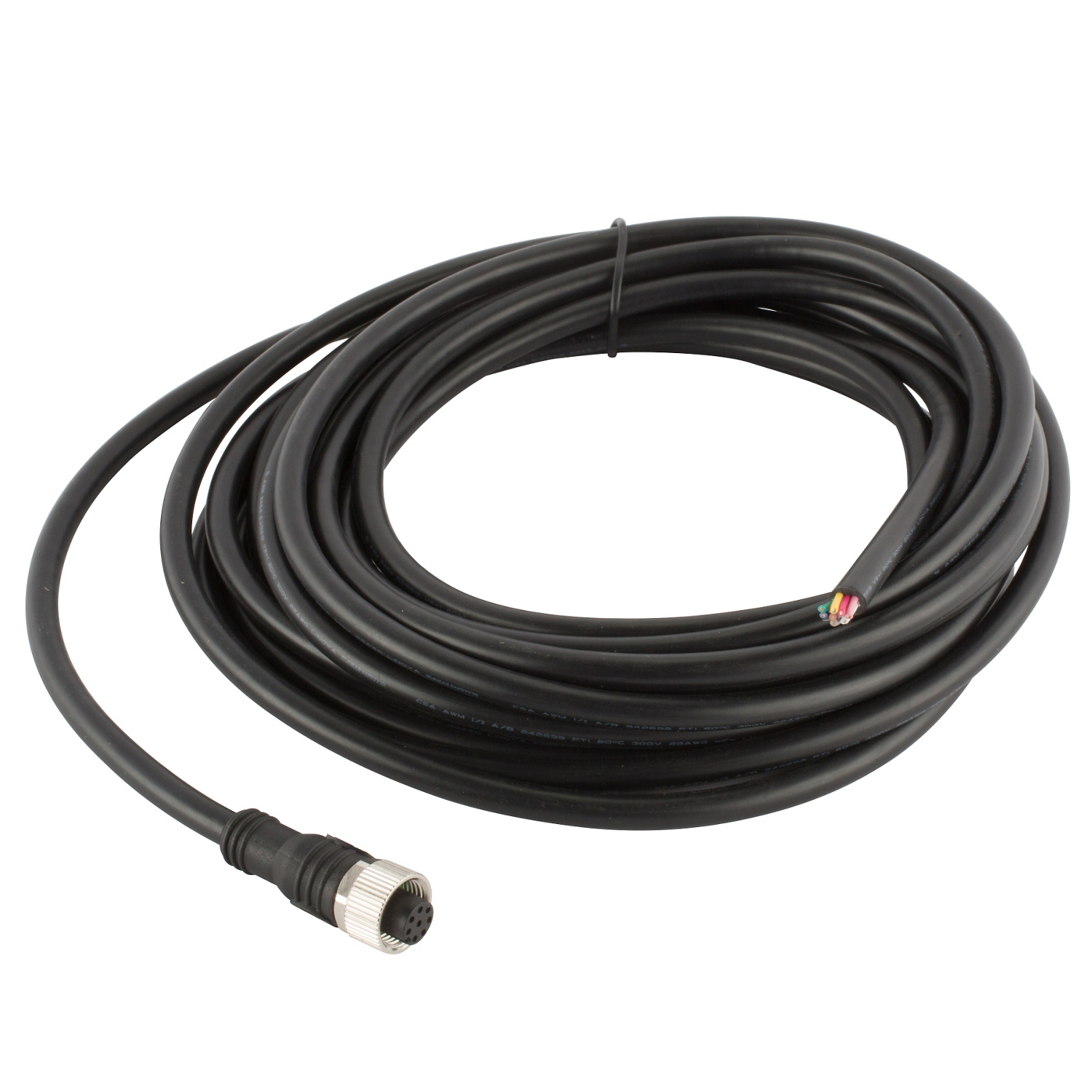 Product image for M12-C63 6M CABLE 8X22AWG M12