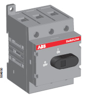 Product image for Switch disconnect non-fusible with pistol handle 3P 60AMP 600V