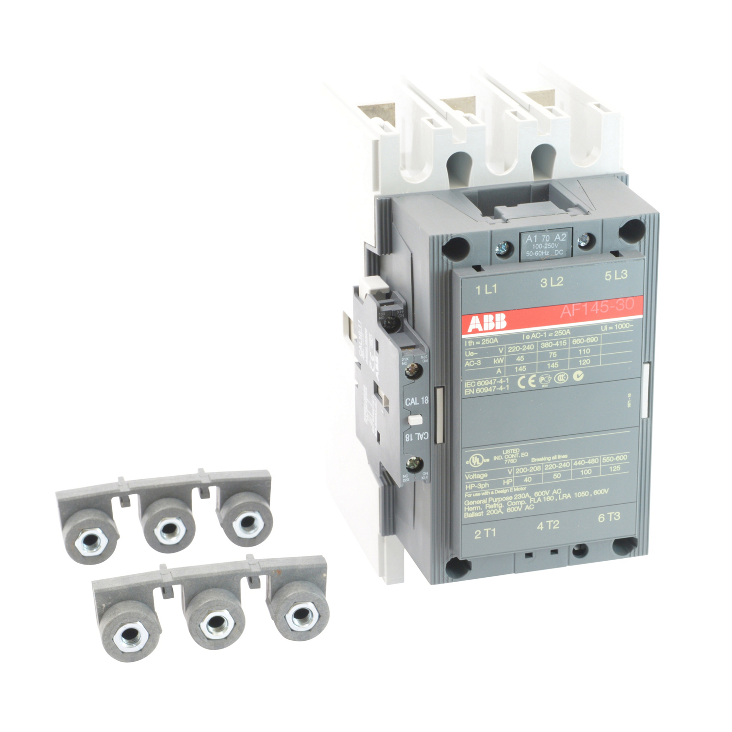 Product image for AF145 3P CONTR 100-250V AC/DC