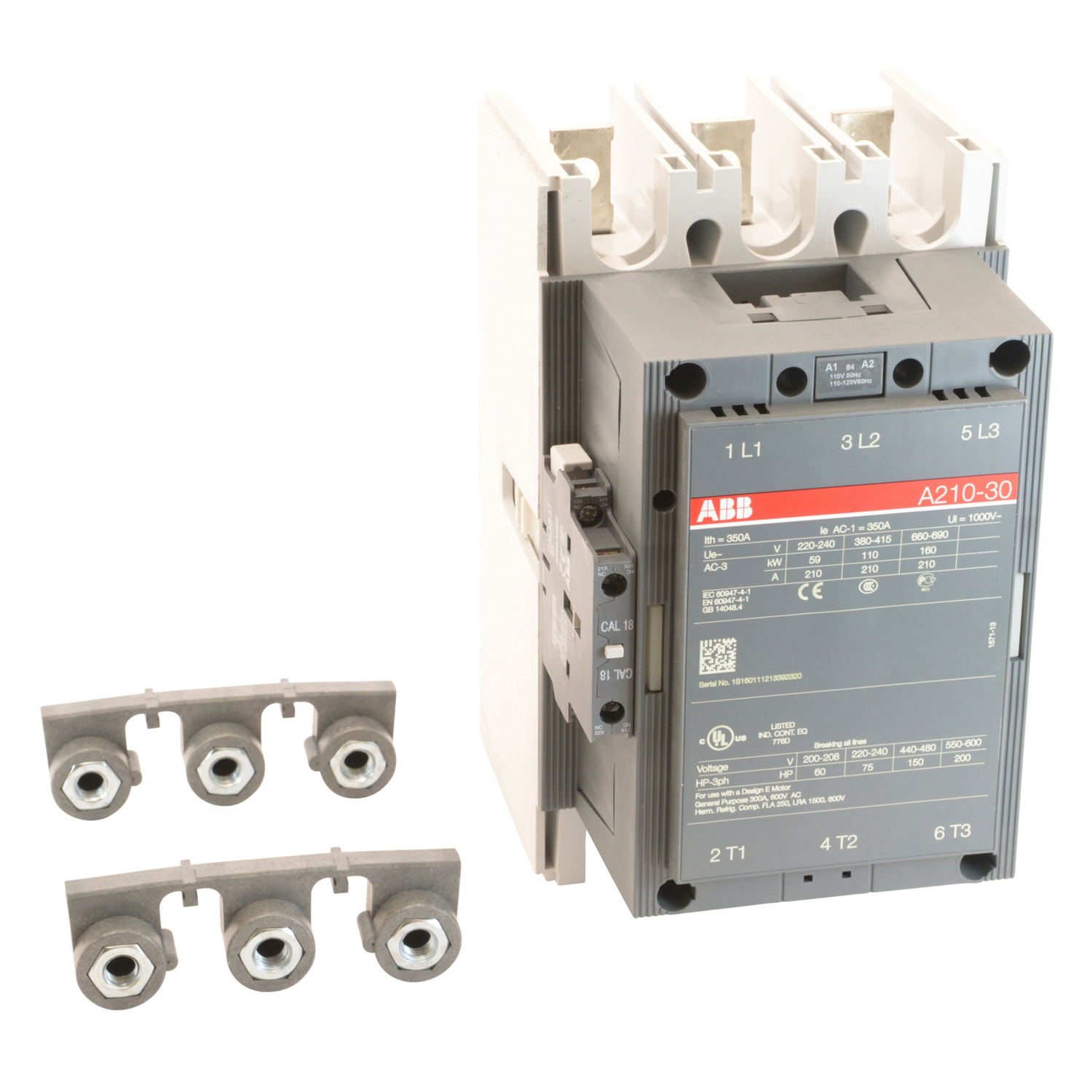 Product image for A210 3P CONTR 110/50 110-120/60