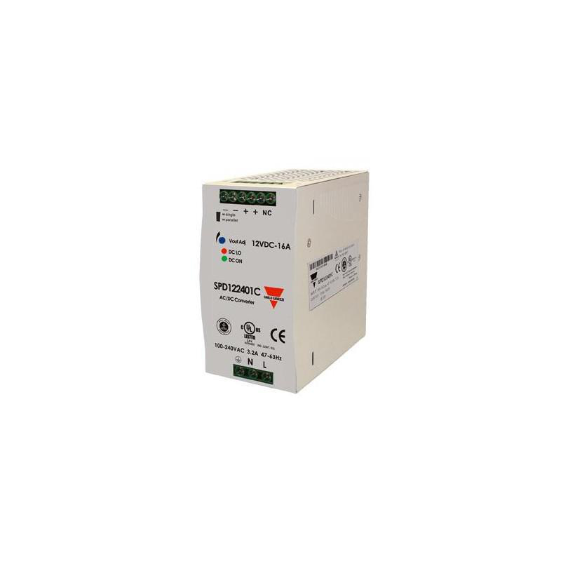 Product image for CARLO_GAVAZZI SPD242401 POWER SUPPLY 10A OUTPUT 10A 24VDC