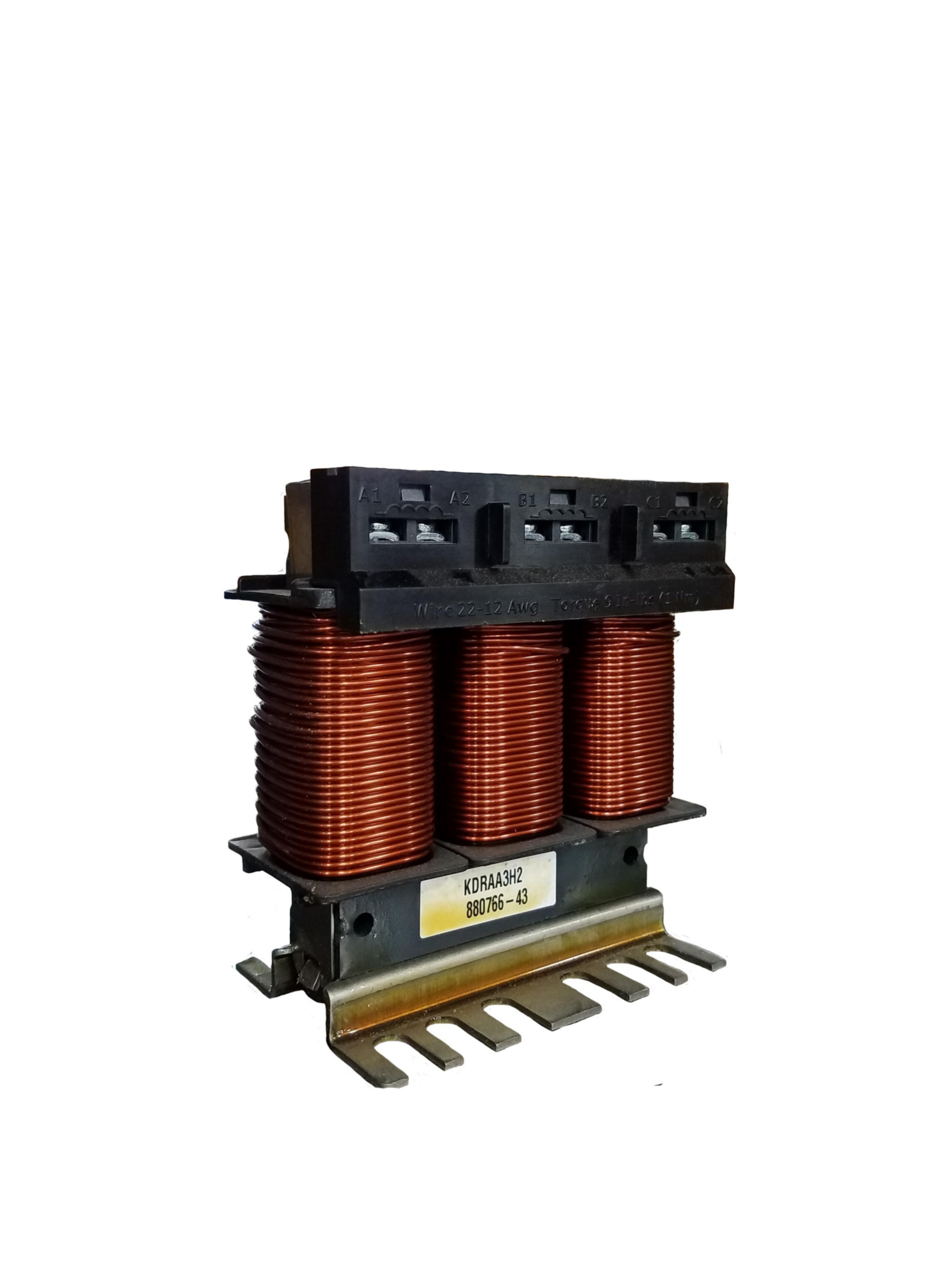 Product image for TRANSFAB KDRAA3H2 REACTOR DRIVE LINE OPTIMIZED 480V HIGH Z 5HP 5% 7.6A OPEN TYPE