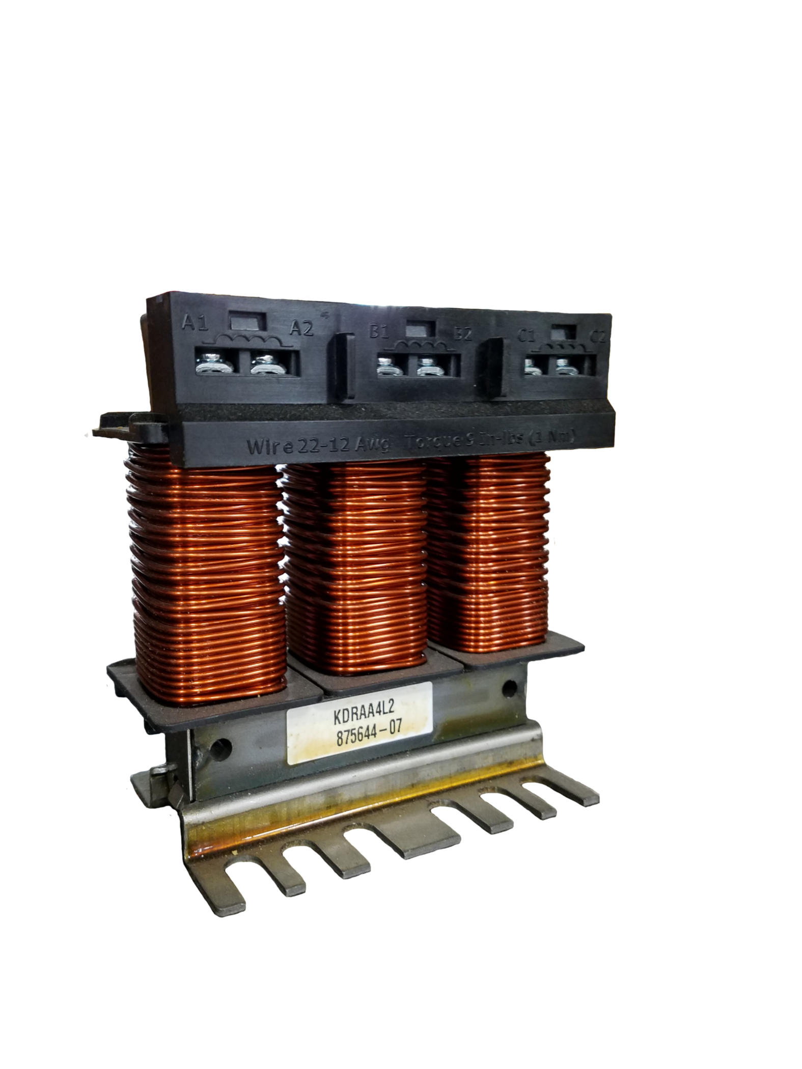 TRANSFAB KDRAA4L2 REACTOR DRIVE LINE OPTIMIZED 480V LOW Z 7.5HP 3% 11A OPEN TYPE