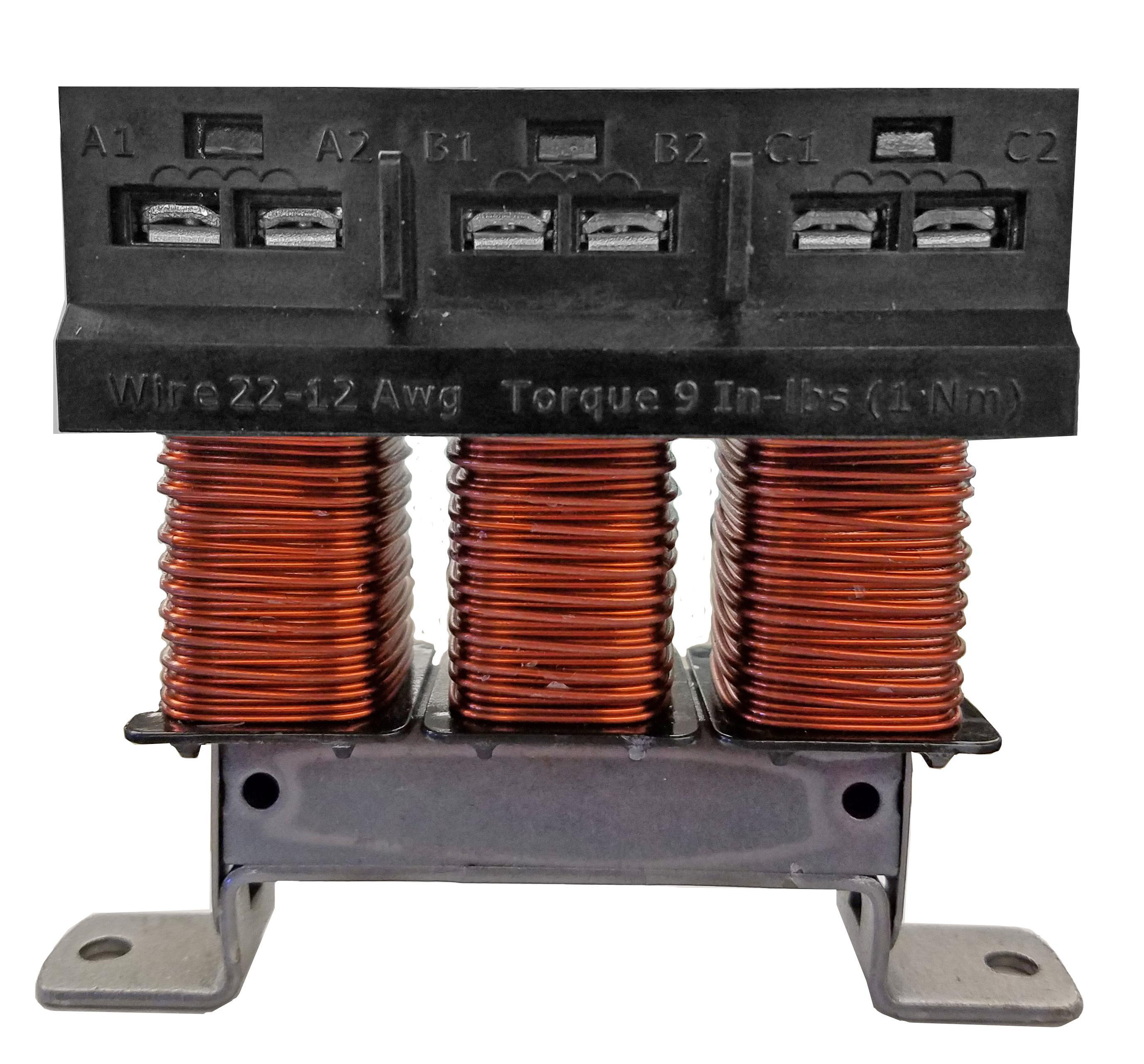 Product image for TRANSFAB KDRMA46L1 REACTOR DRIVE LINE OPTIMIZED 575V 600V LOW Z 3% 1.5HP 2.4MC 19WL