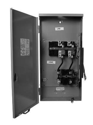 Product image for Switch transfer box 1PH 100A 120/240V grey